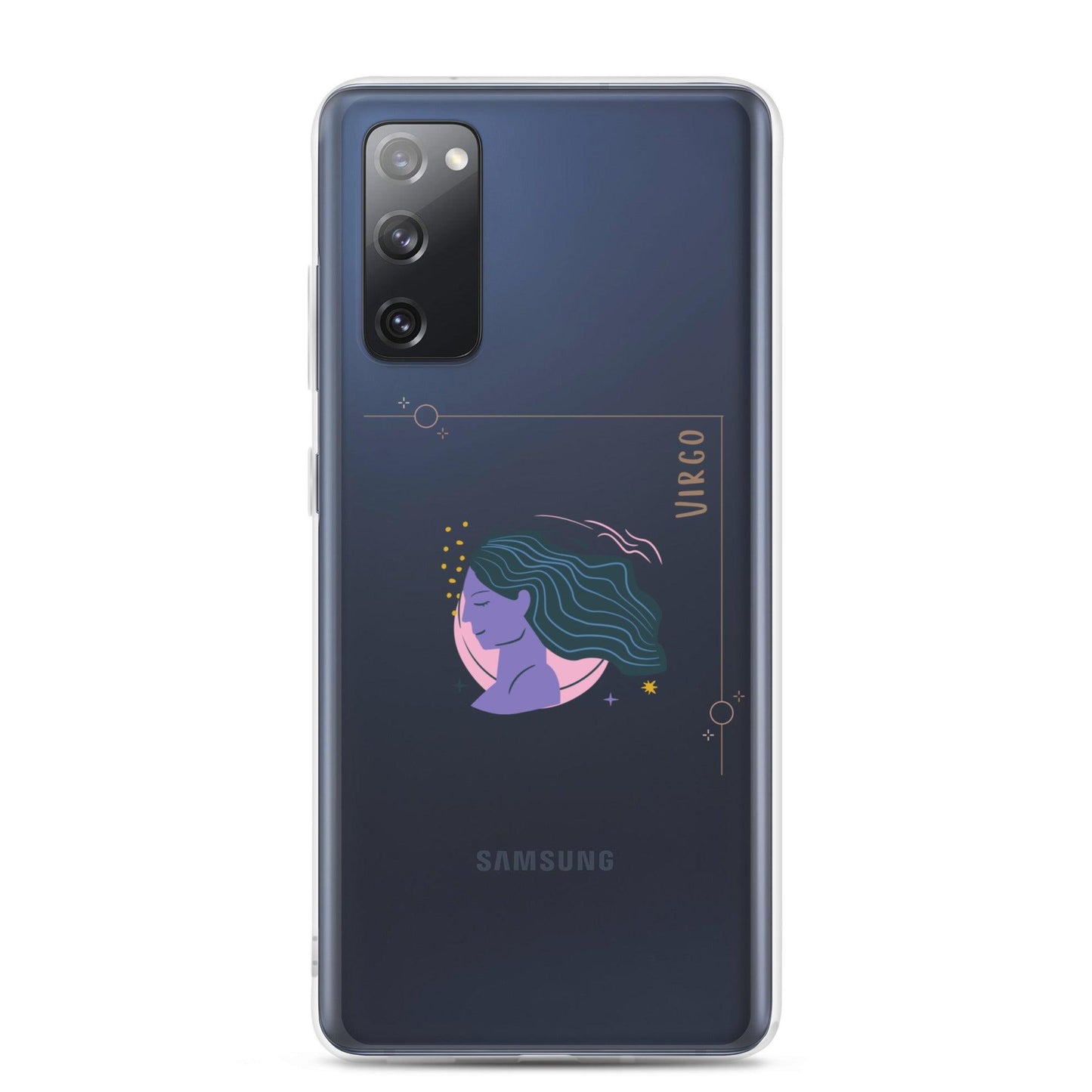 Virgo Star Sign Clear Case for Samsung® - Clover Collection Shop