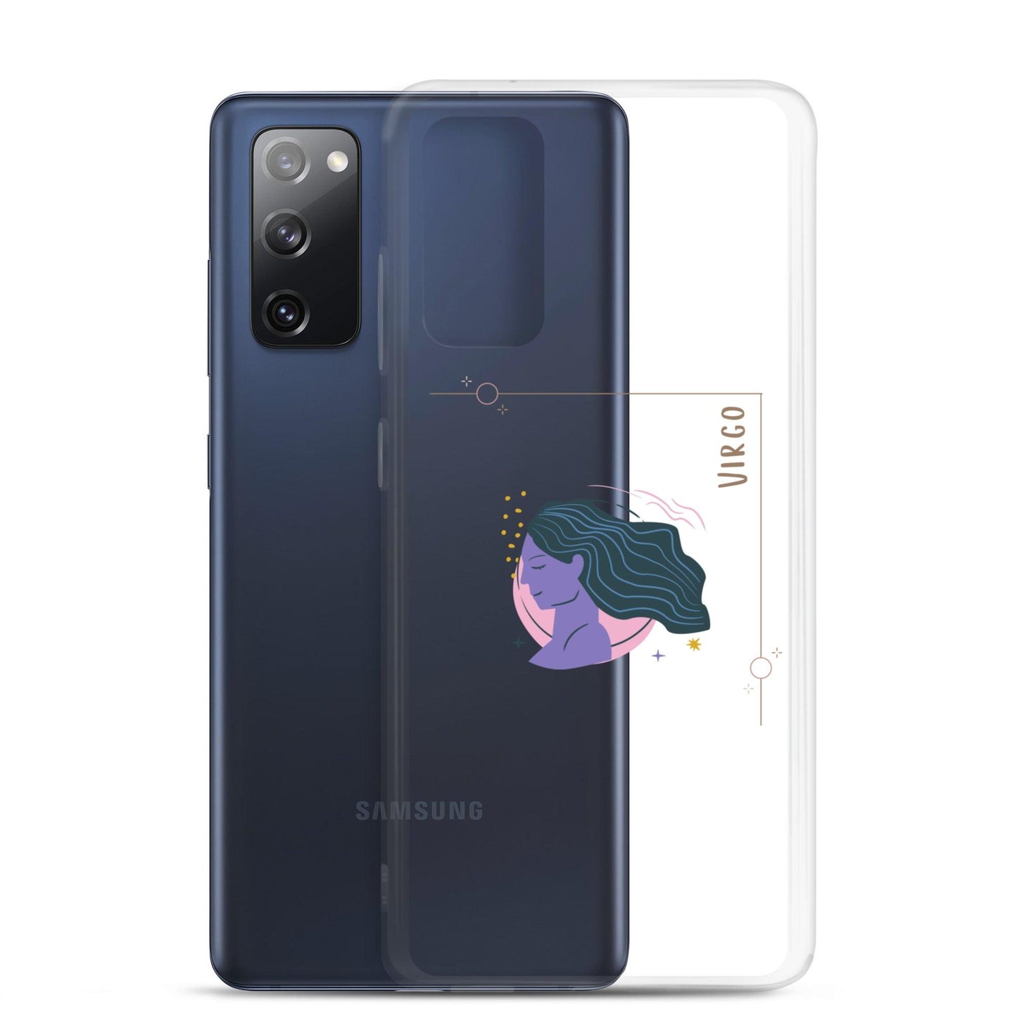 Virgo Star Sign Clear Case for Samsung® - Clover Collection Shop