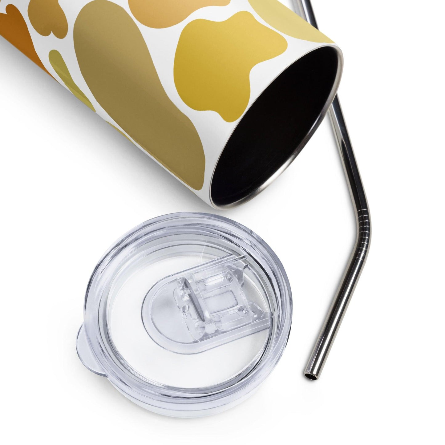 Yellow Patch Stainless Steel Tumbler - Clover Collection Shop