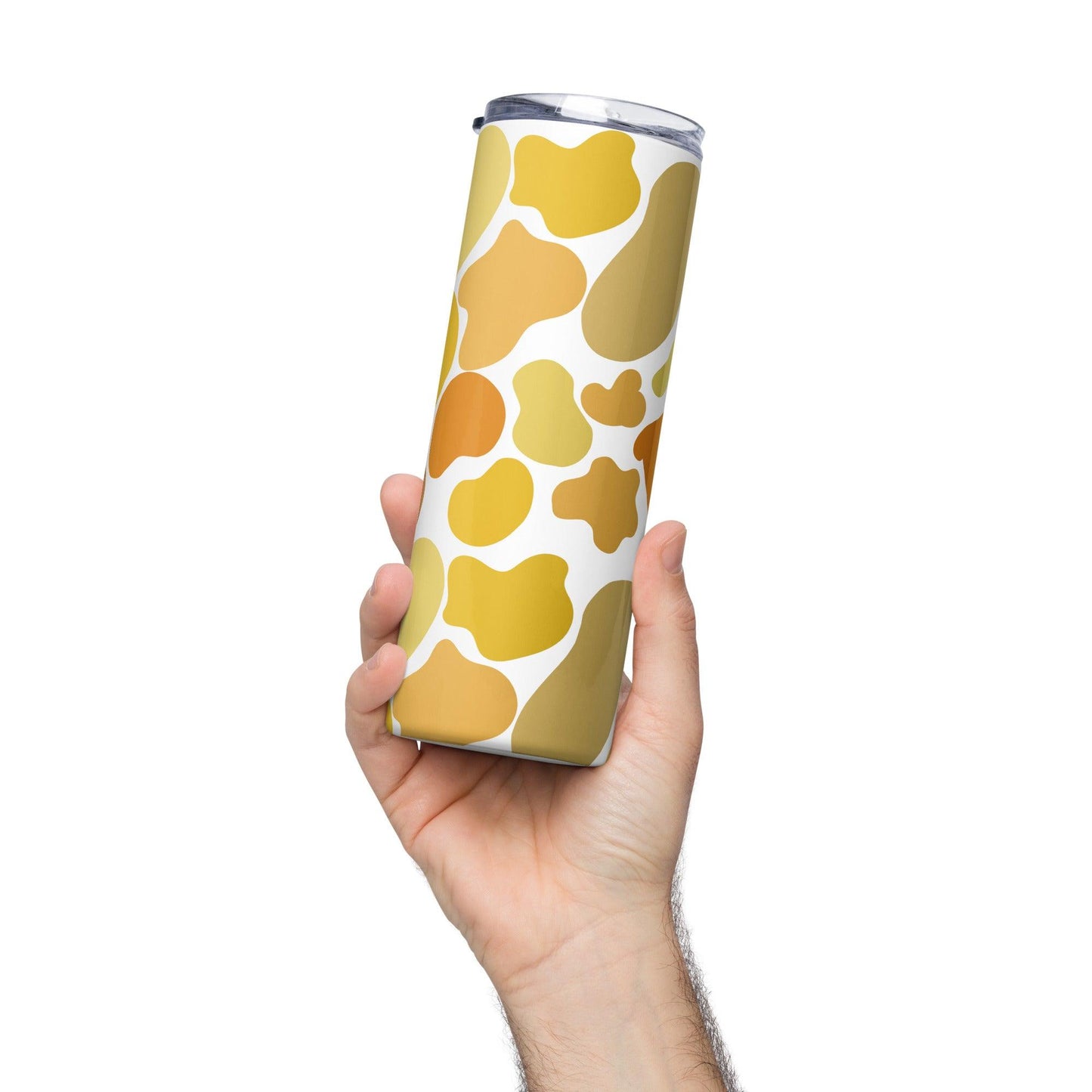 Yellow Patch Stainless Steel Tumbler - Clover Collection Shop