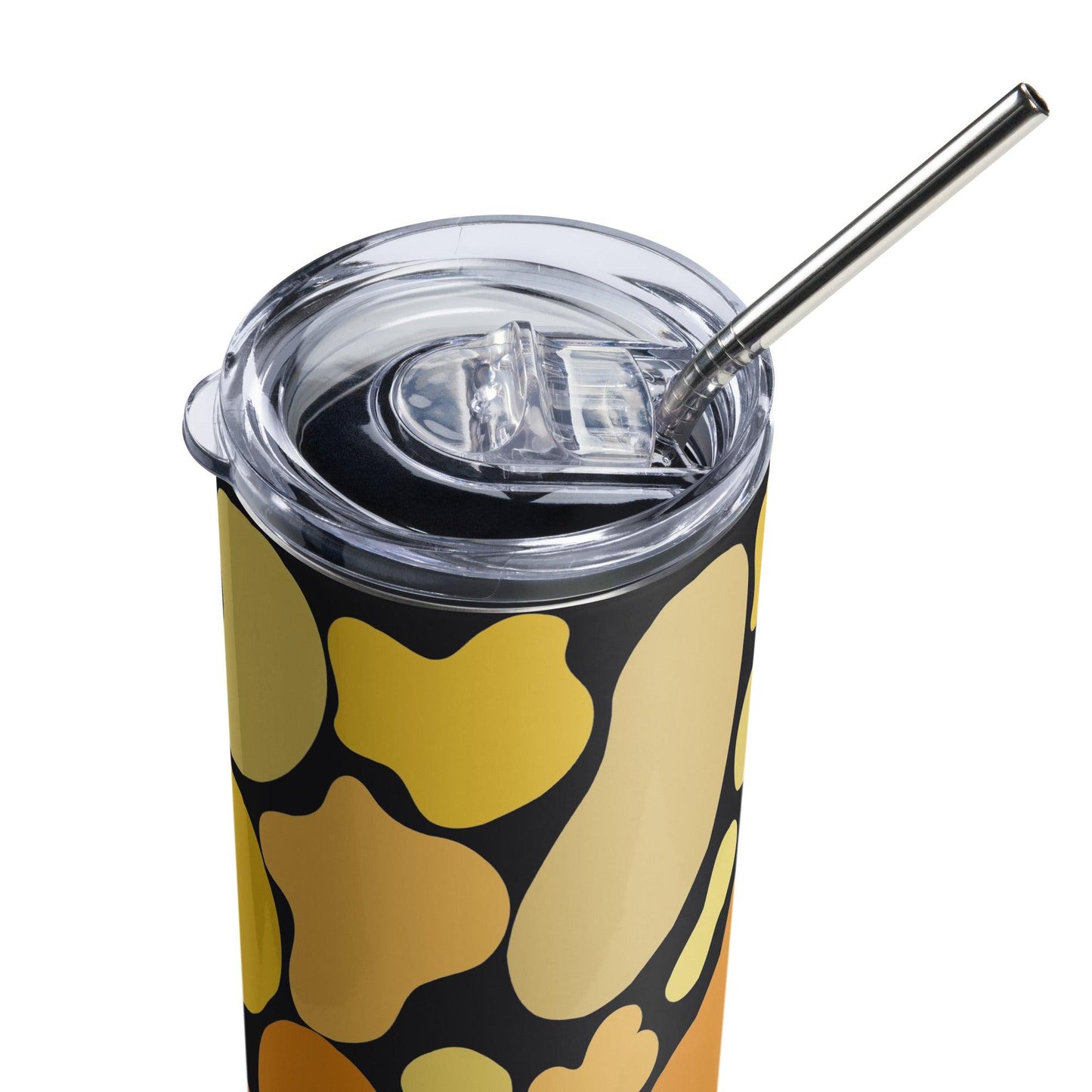 Yellow Patch Stainless Steel Tumbler - Clover Collection Shop