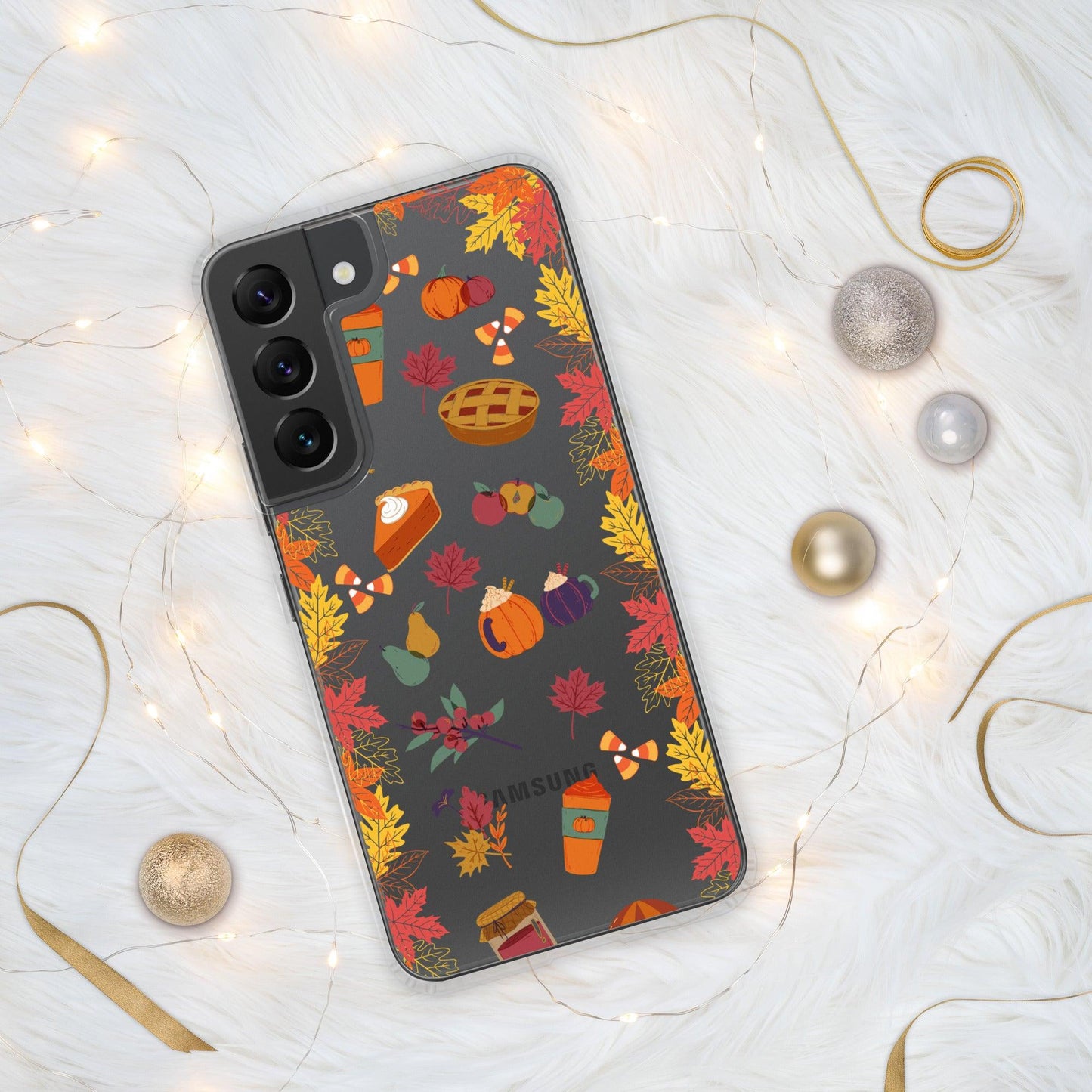 Autumn Harvest Clear Case for Samsung® - Clover Collection Shop