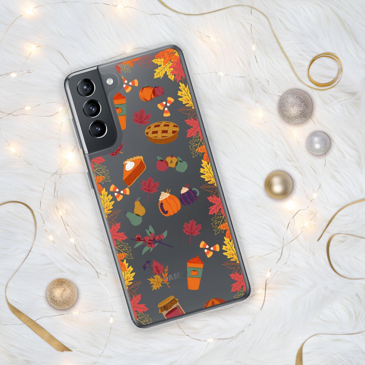 Autumn Harvest Clear Case for Samsung® - Clover Collection Shop