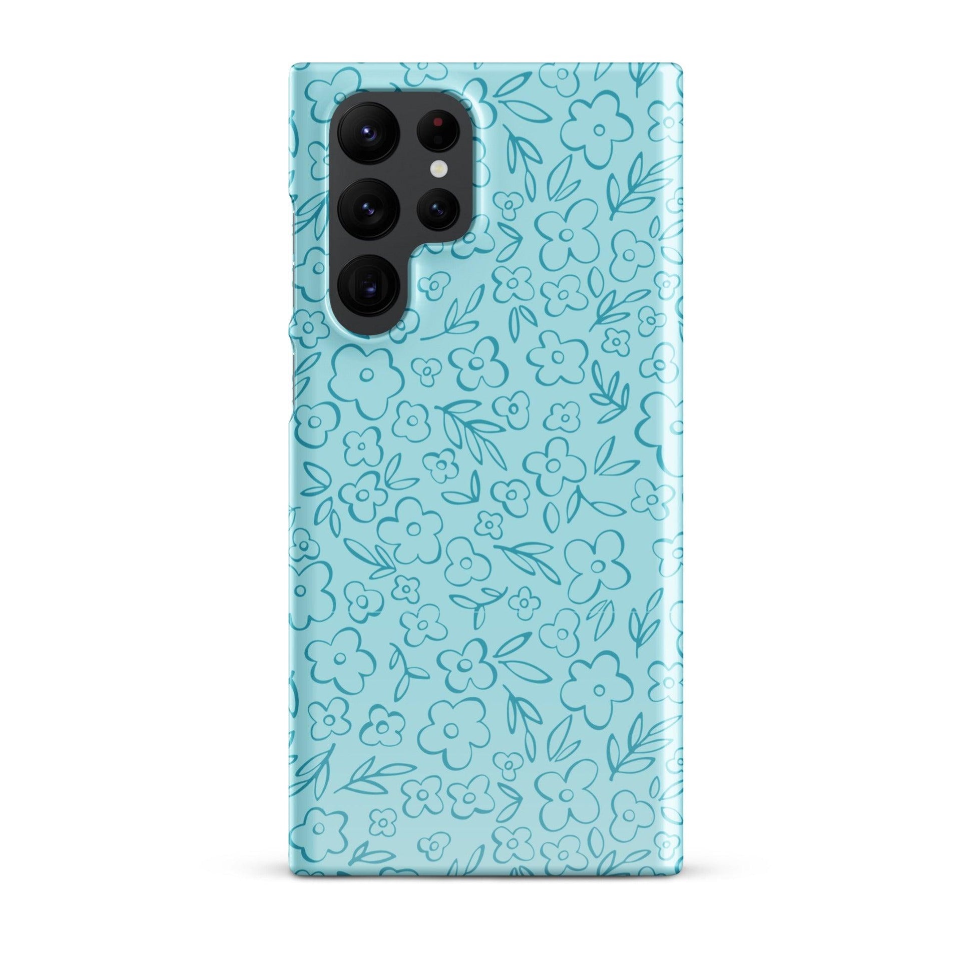 Baby Blue Field Snap case for Samsung® - Clover Collection Shop