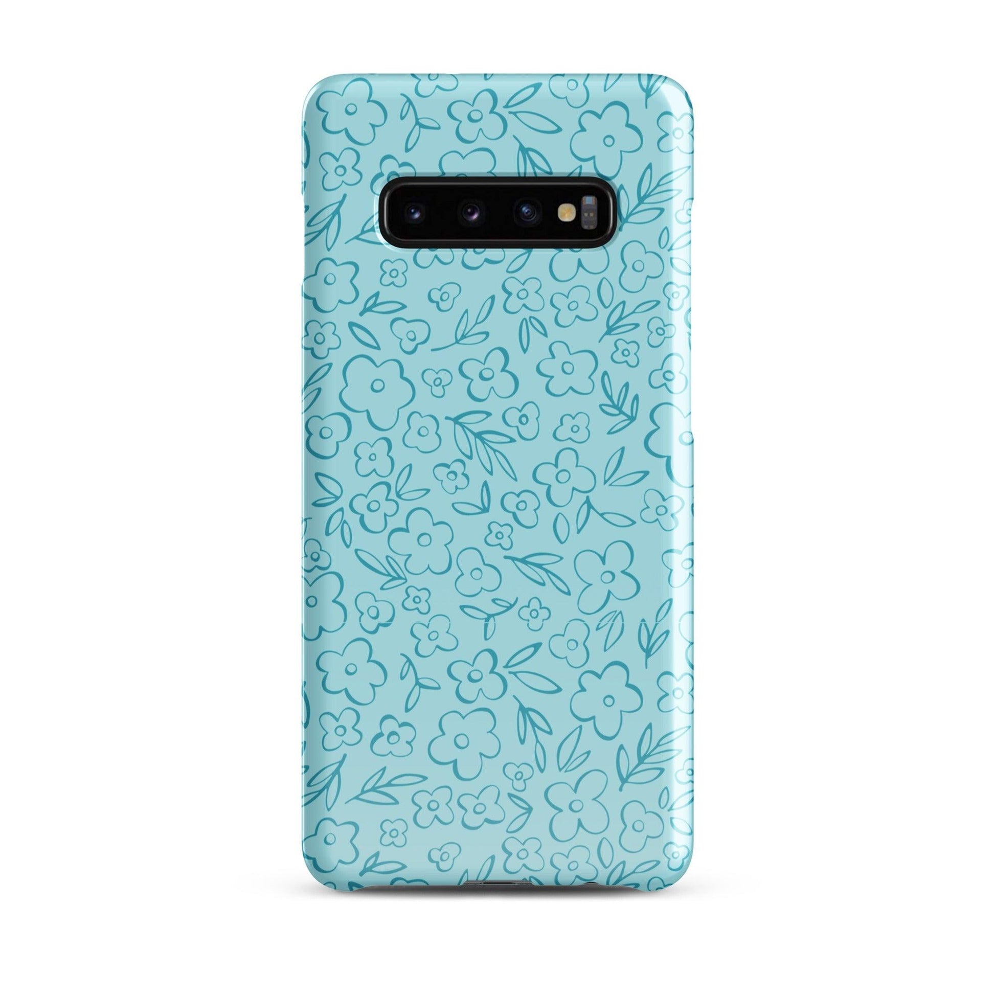 Baby Blue Field Snap case for Samsung® - Clover Collection Shop