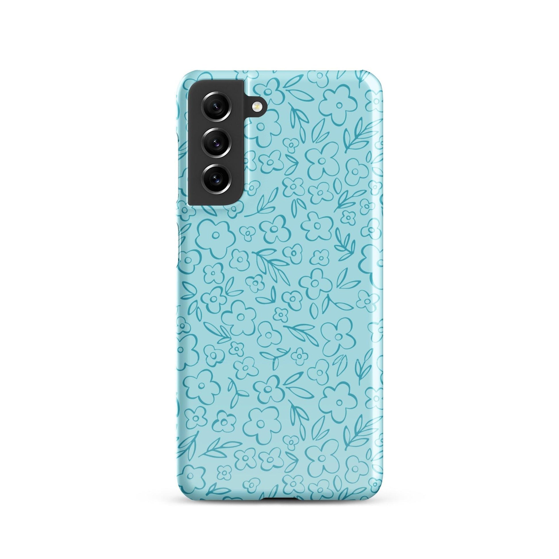 Baby Blue Field Snap case for Samsung® - Clover Collection Shop