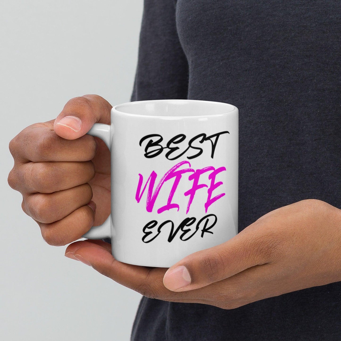 'BEST WIFE EVER' Glossy Mug Gift - Clover Collection Shop