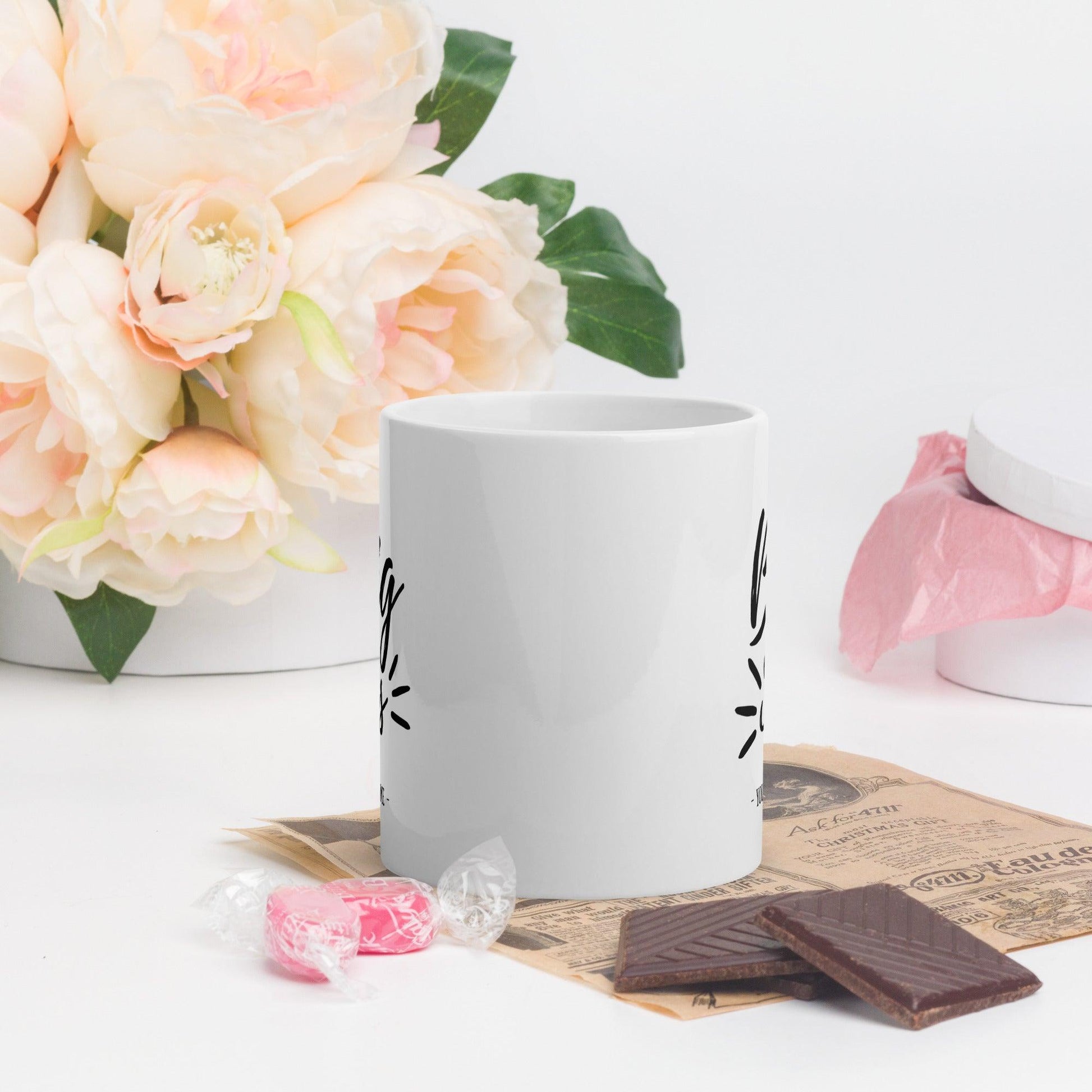 “Big Sis” Personalised White Mug - Clover Collection Shop