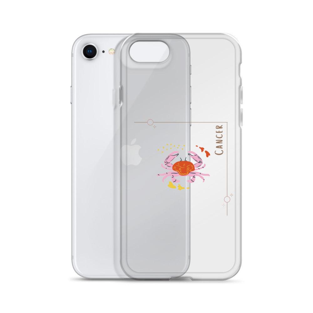 Cancer Star Sign Clear Case for iPhone® - Clover Collection Shop