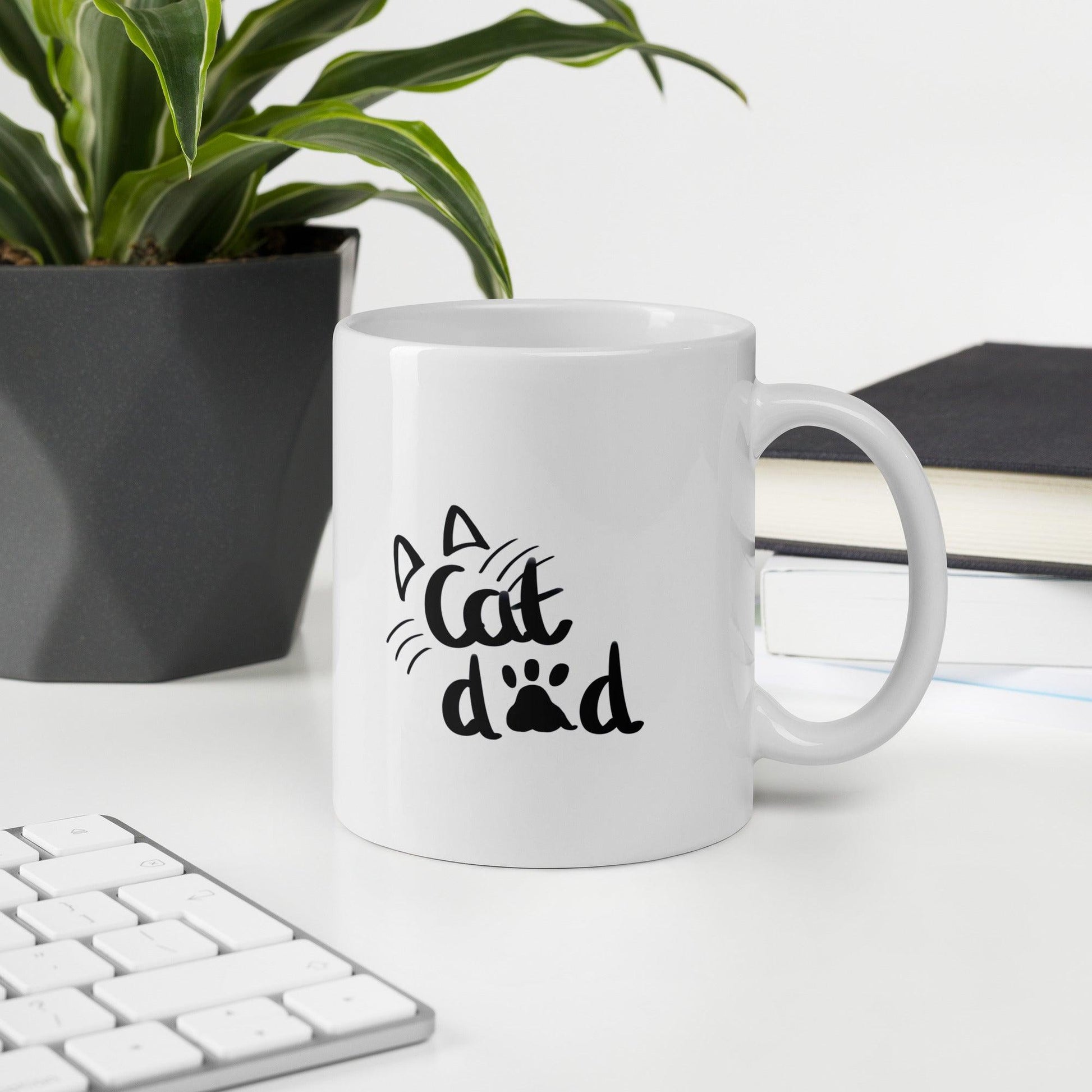 Cat Dad Mug - Clover Collection Shop