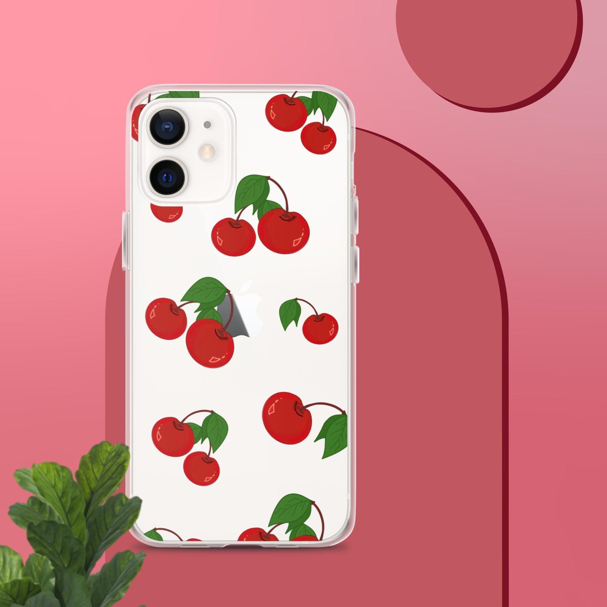 Cherry Summer-Fruits Clear Case for iPhone® - Clover Collection Shop