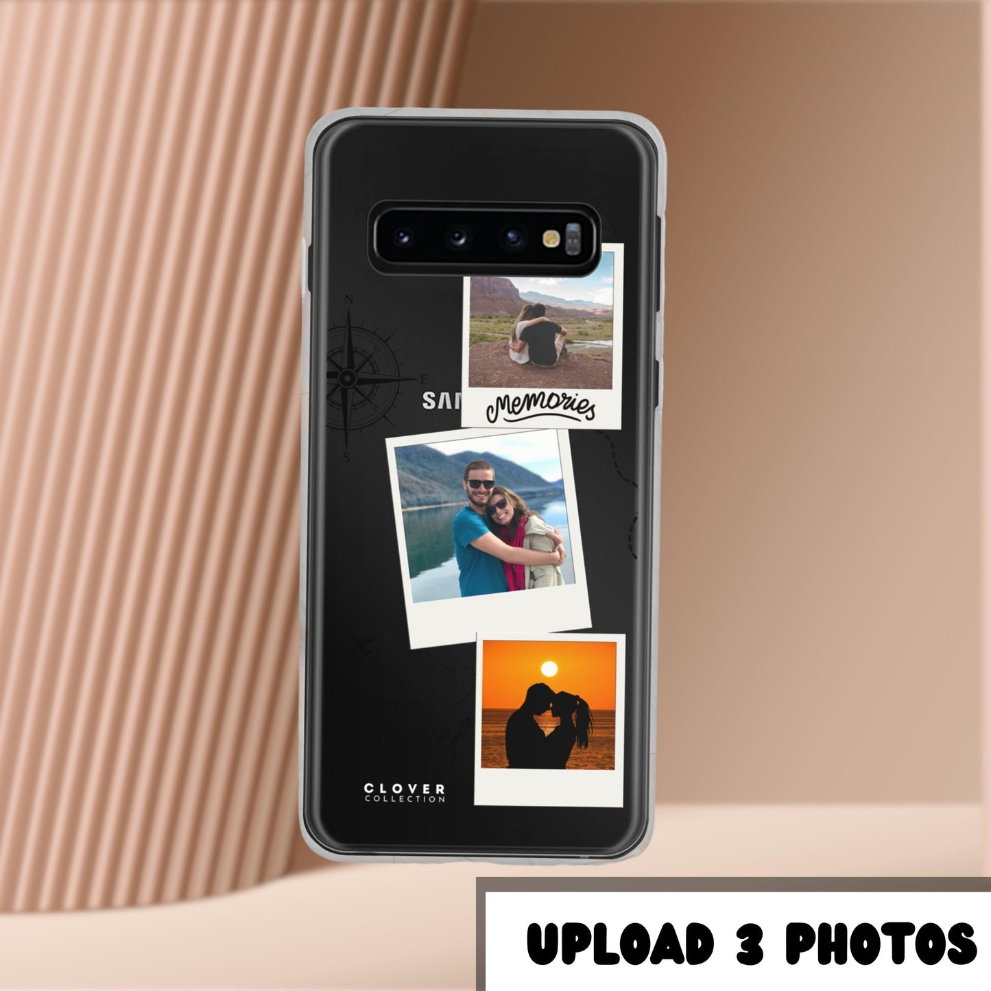 Customised Polaroid Memories Clear Case for Samsung - Clover Collection Shop