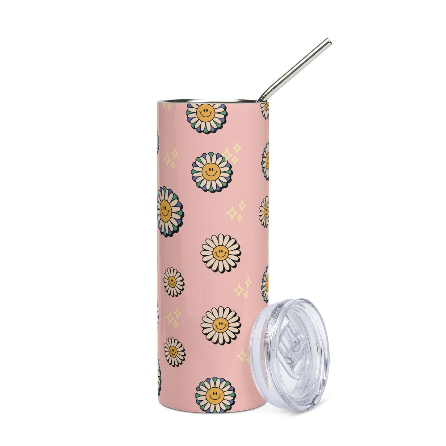 Daisy Power Stainless Steel Tumbler - Clover Collection Shop