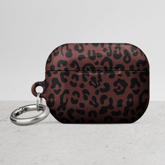 Dark Cheetah Print Case for AirPods® - Clover Collection Shop