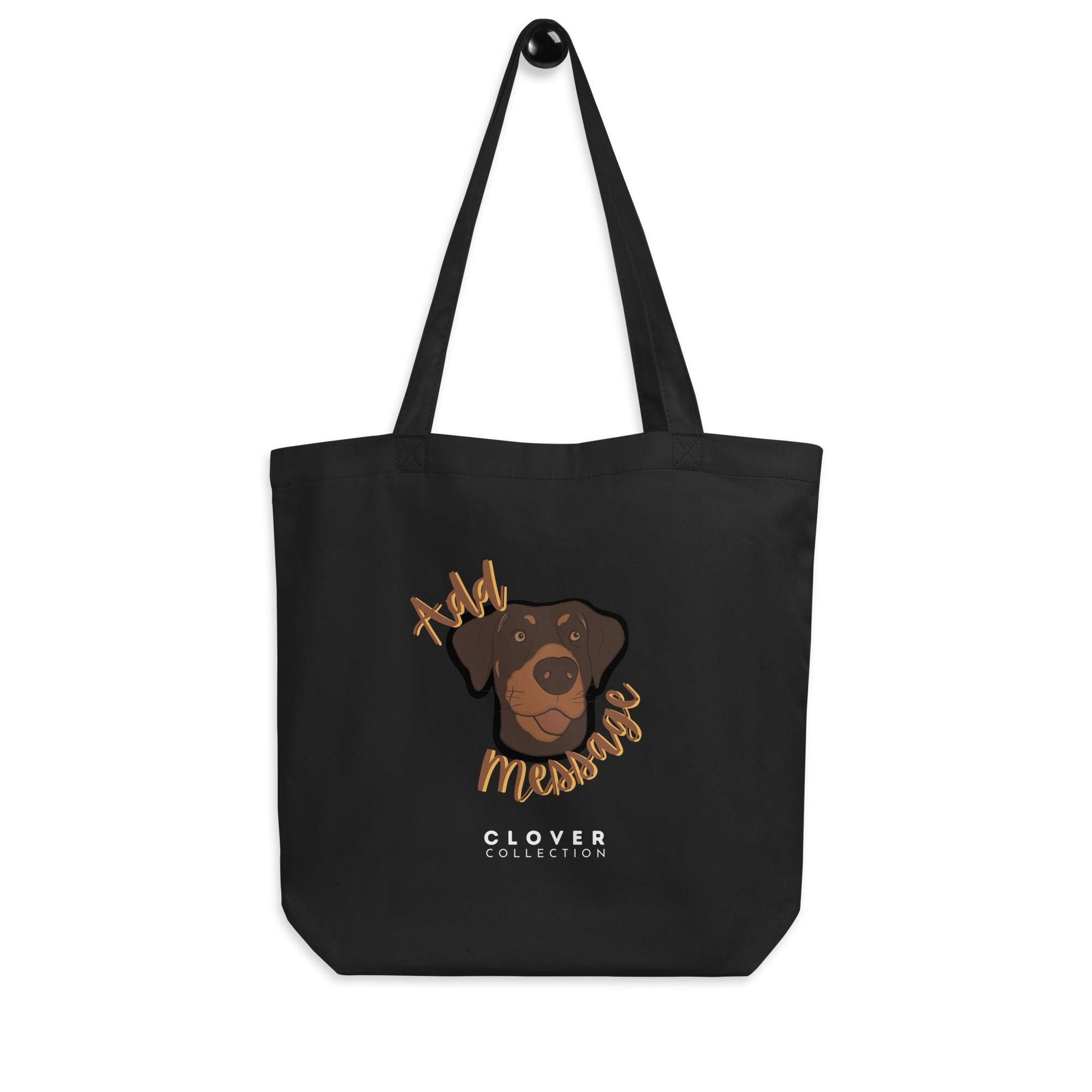 Dobermann Eco Tote Bag - Clover Collection Shop