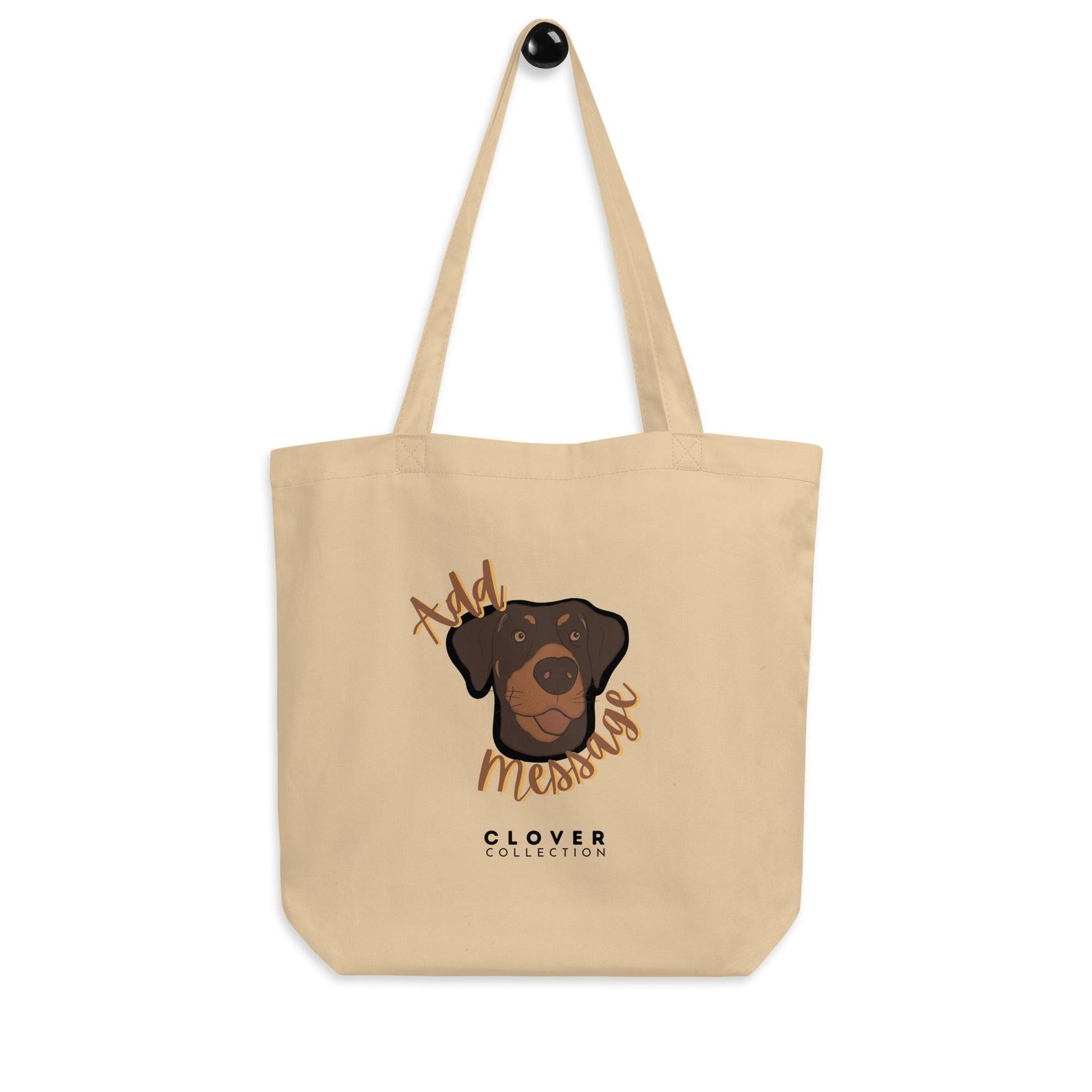 Dobermann Eco Tote Bag - Clover Collection Shop