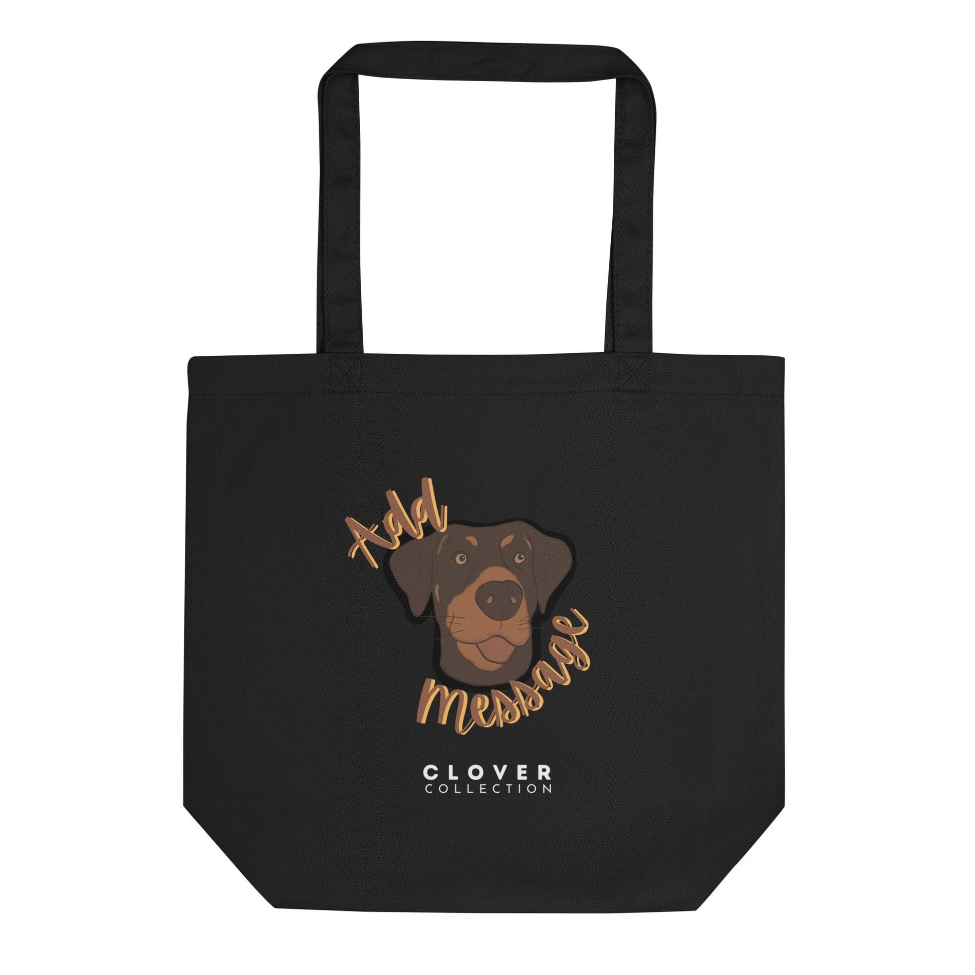 Dobermann Eco Tote Bag - Clover Collection Shop