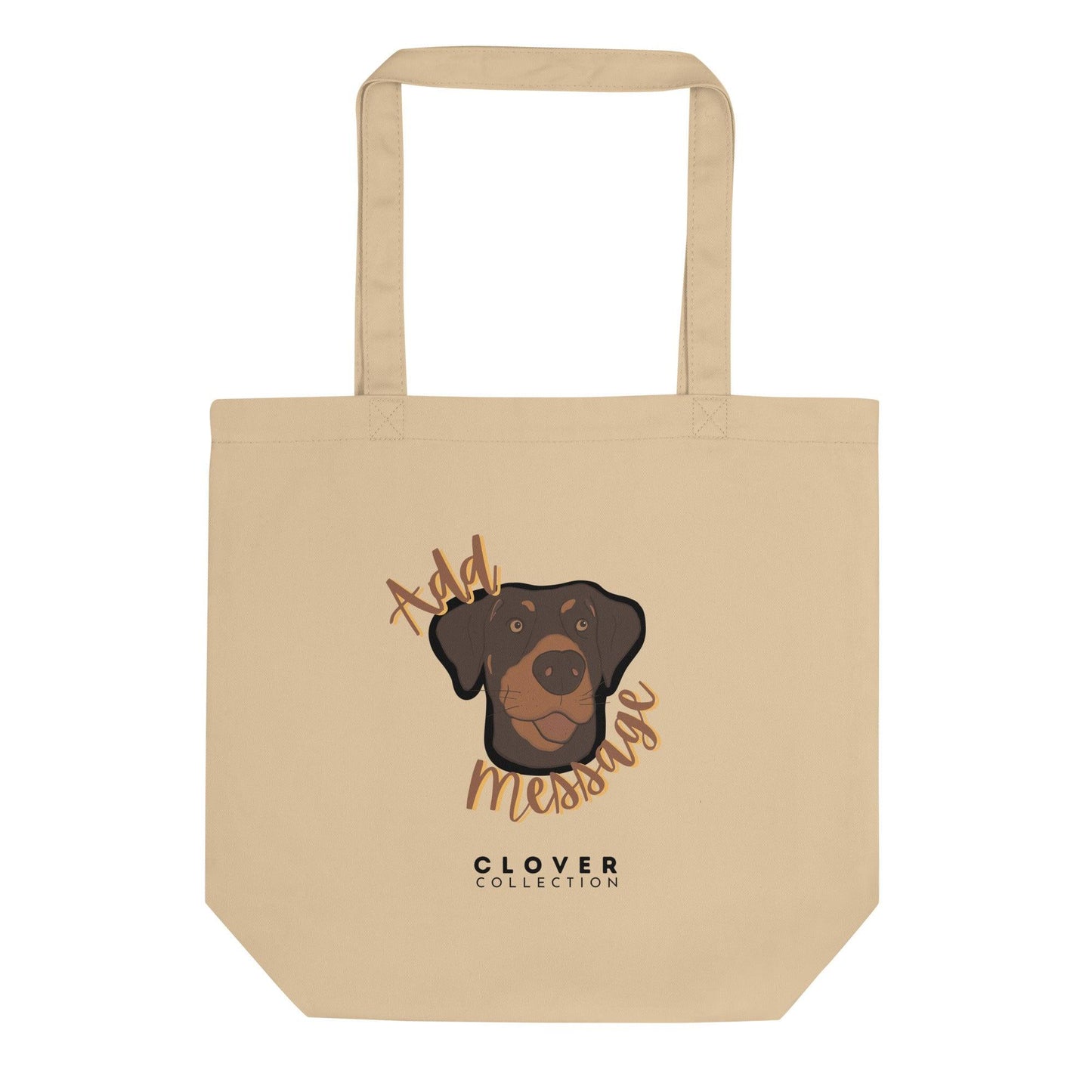 Dobermann Eco Tote Bag - Clover Collection Shop