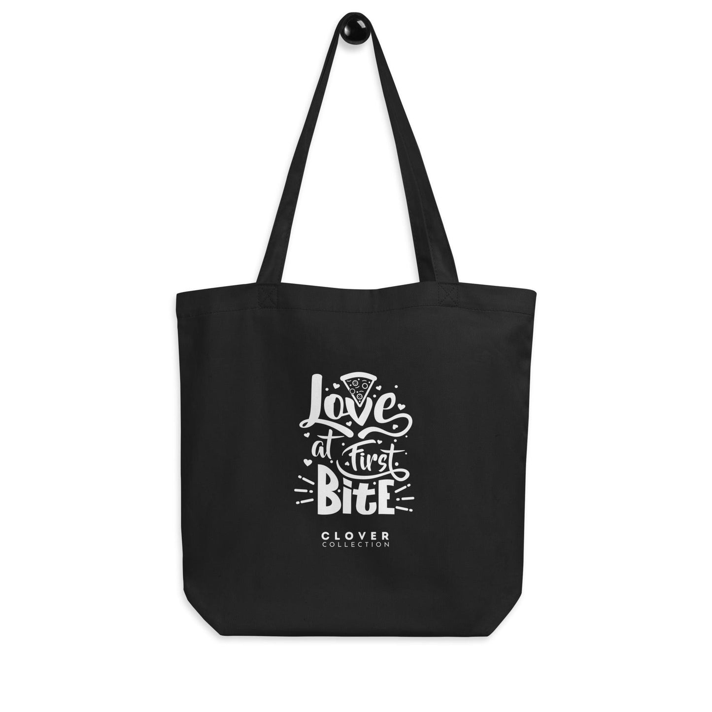 Eco Tote Bag “Love at First Bite” - Clover Collection Shop