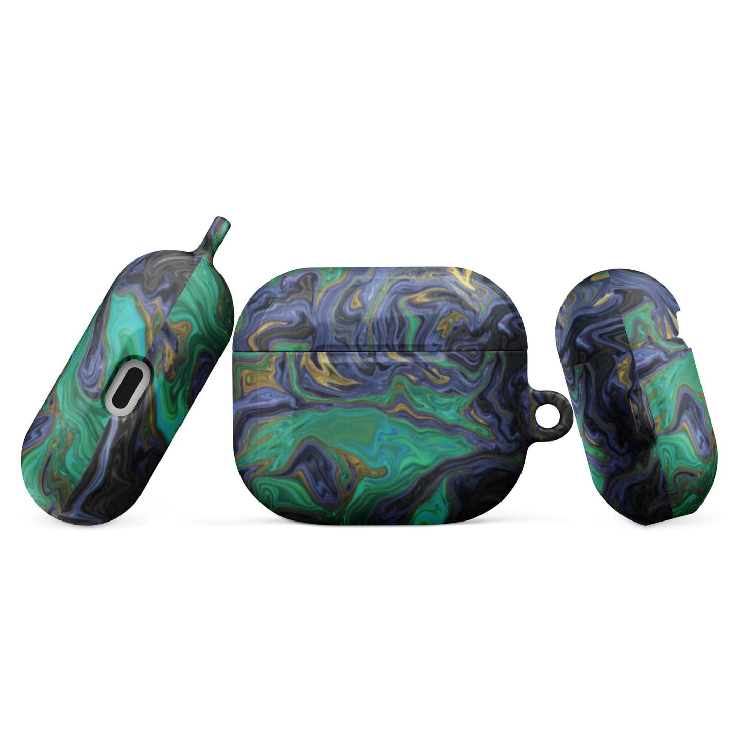 Emerald Green Marble AirPods® Case - Clover Collection Shop