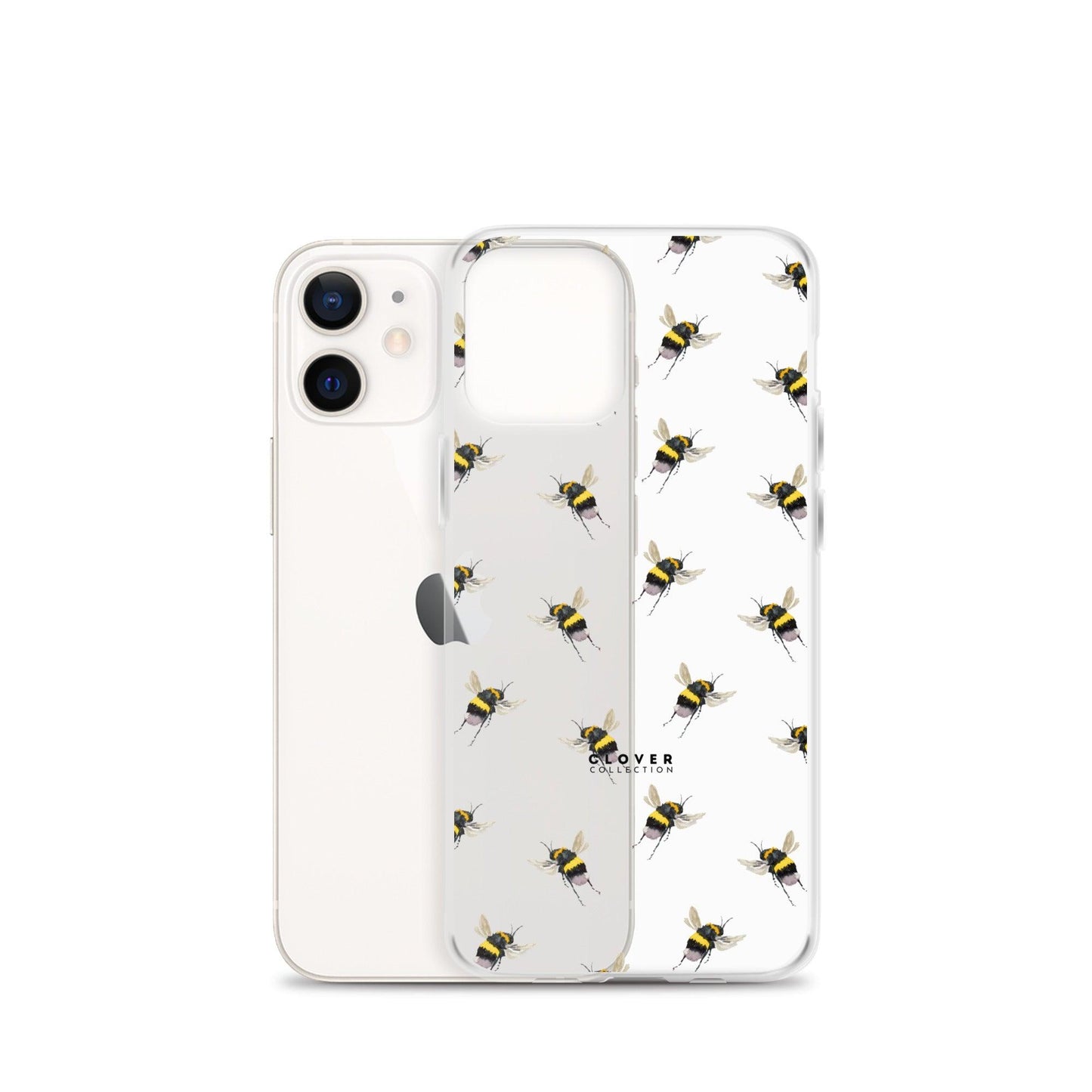 Flying Bee Clear Case for iPhone - Clover Collection Shop