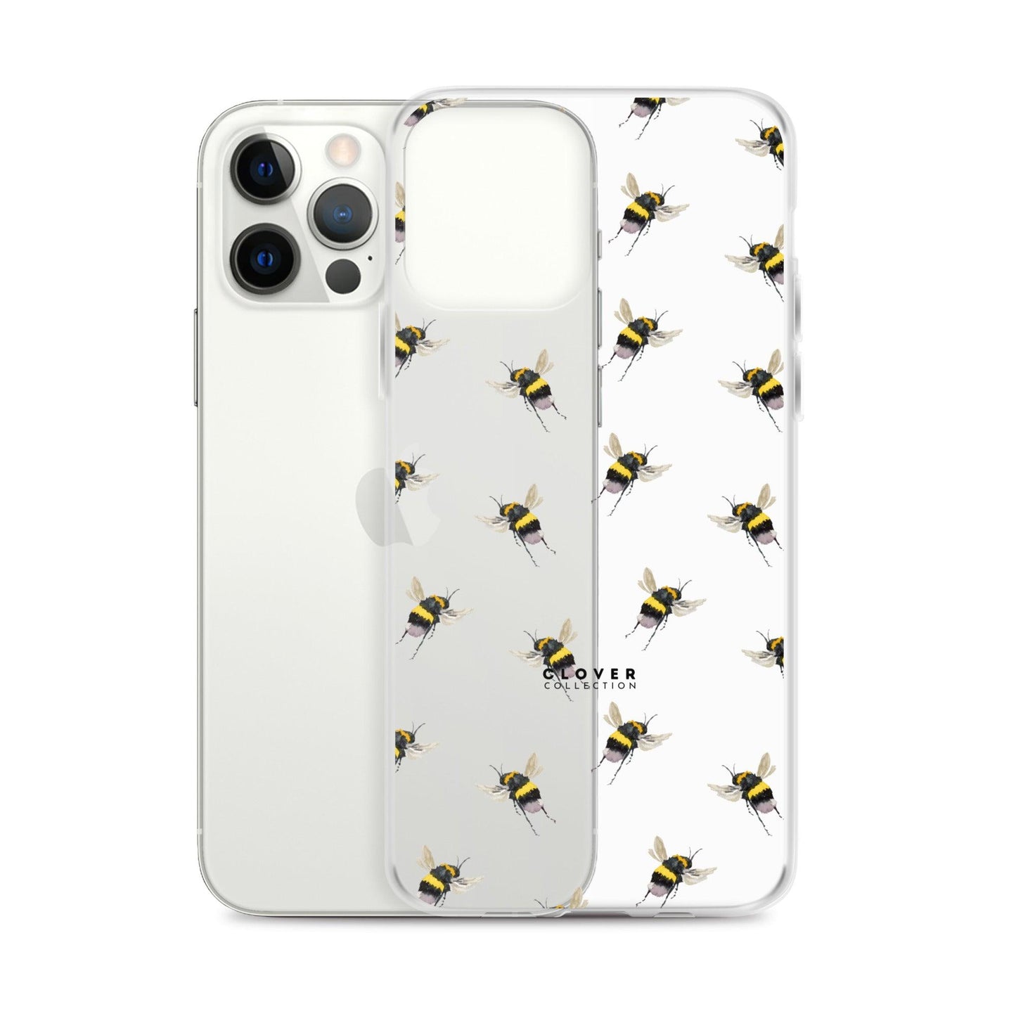 Flying Bee Clear Case for iPhone - Clover Collection Shop