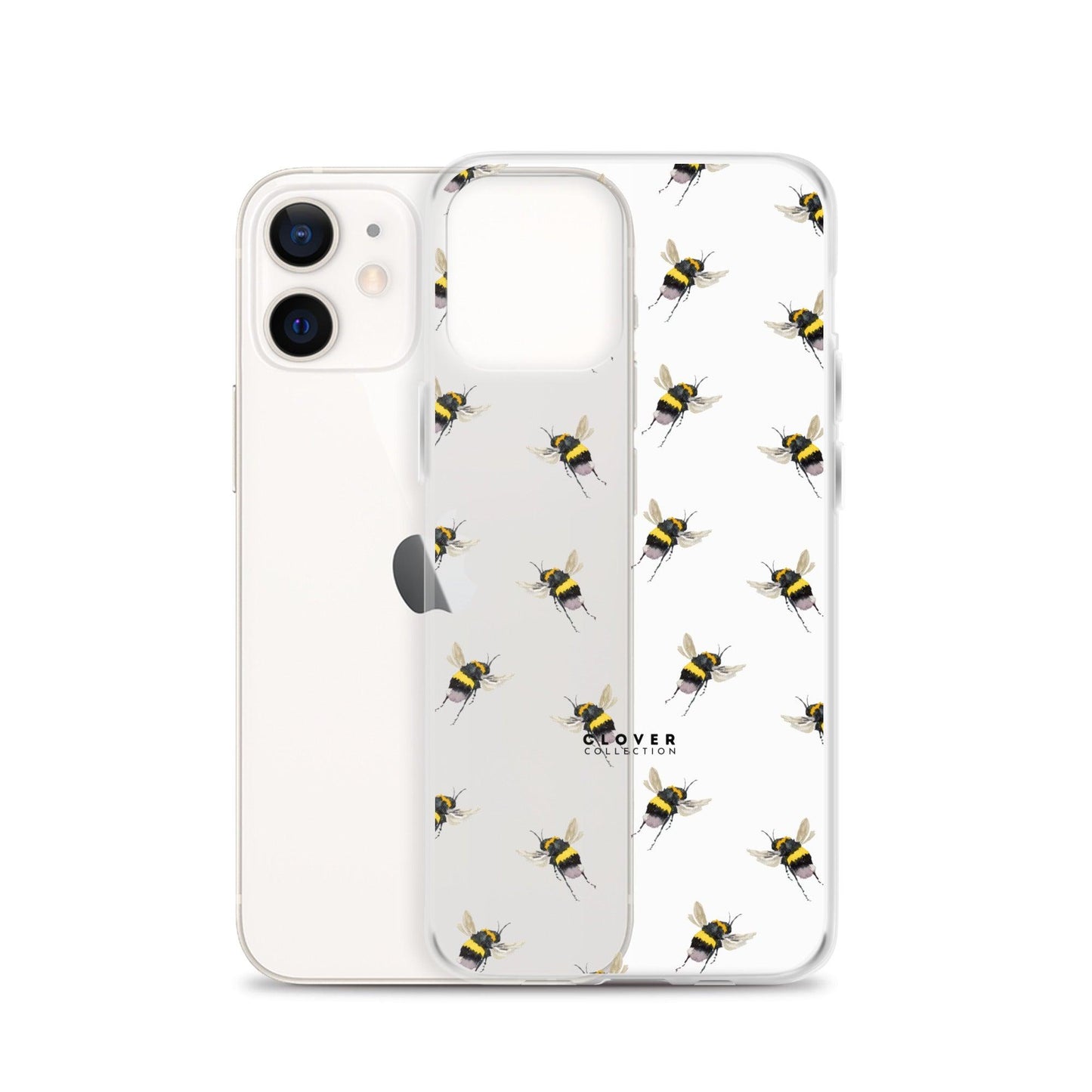 Flying Bee Clear Case for iPhone - Clover Collection Shop