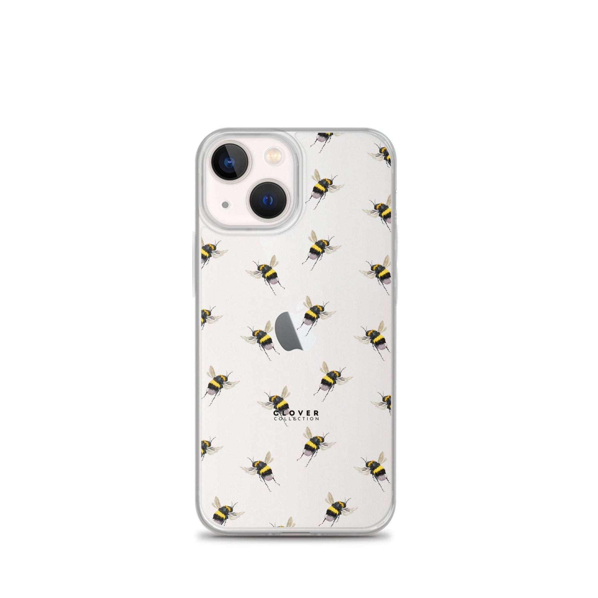 Flying Bee Clear Case for iPhone - Clover Collection Shop