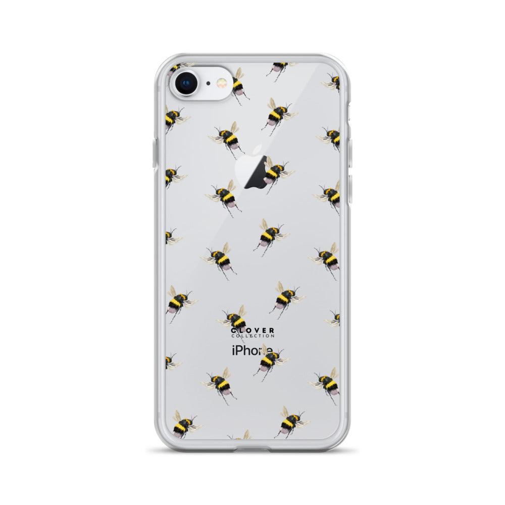 Flying Bee Clear Case for iPhone - Clover Collection Shop