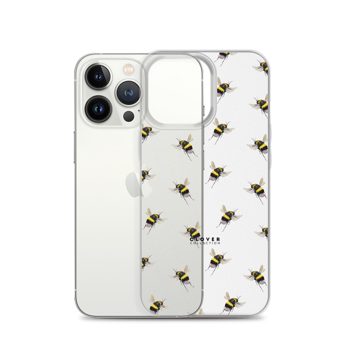 Flying Bee Clear Case for iPhone - Clover Collection Shop