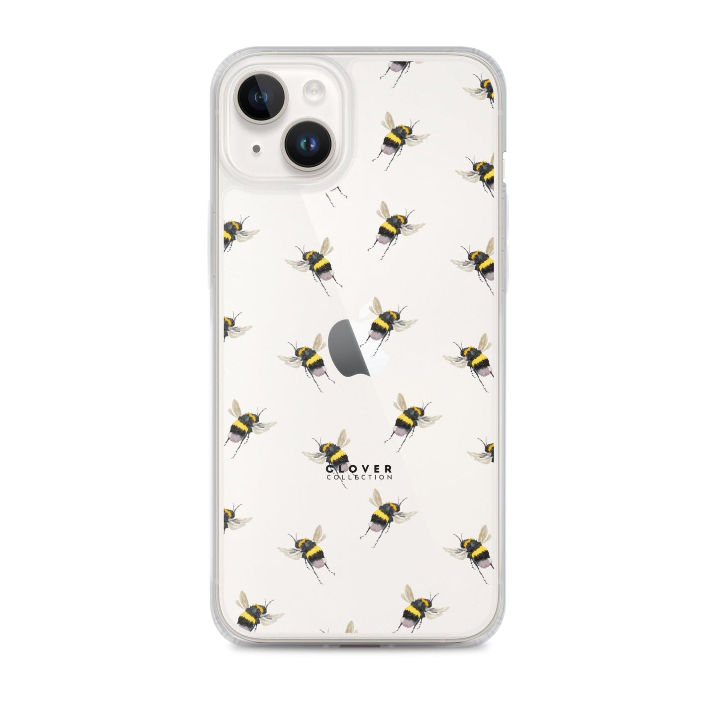 Flying Bee Clear Case for iPhone - Clover Collection Shop