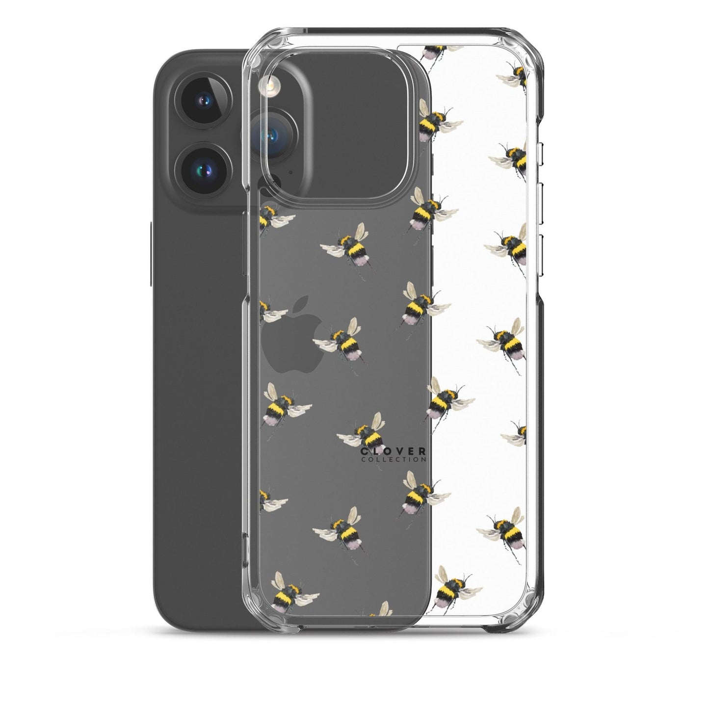 Flying Bee Clear Case for iPhone - Clover Collection Shop