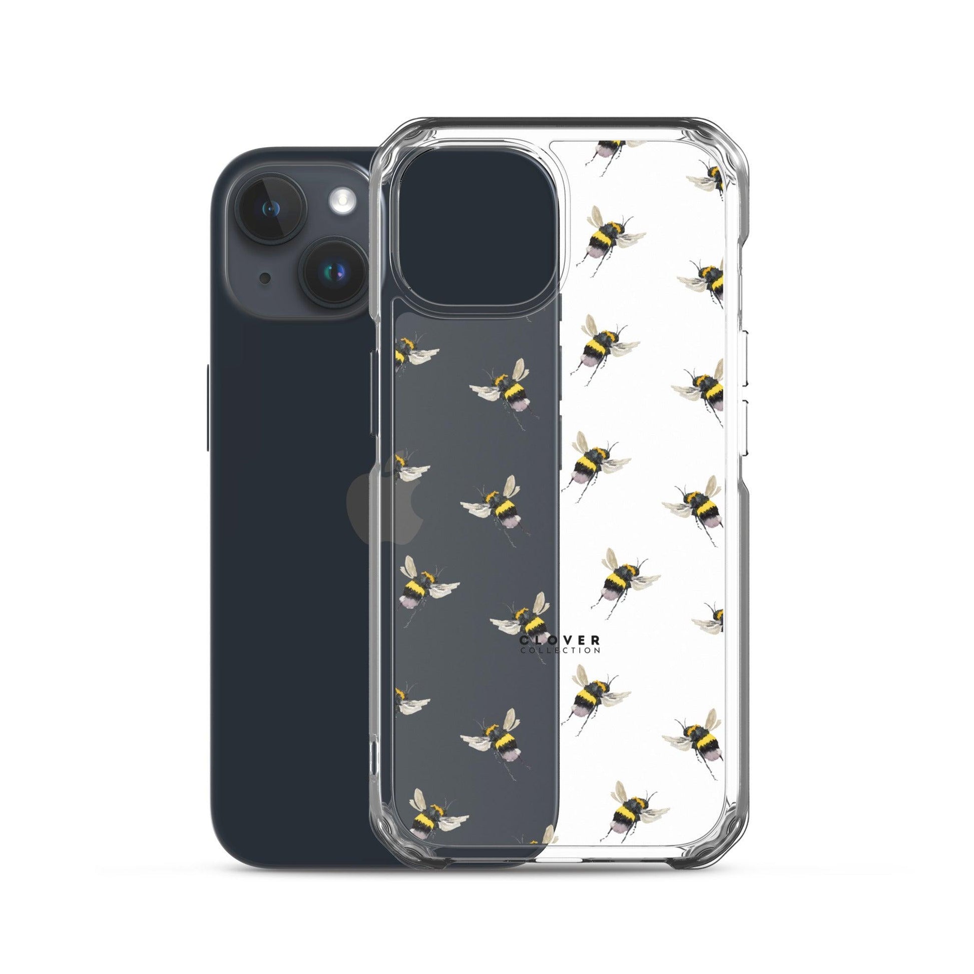 Flying Bee Clear Case for iPhone - Clover Collection Shop