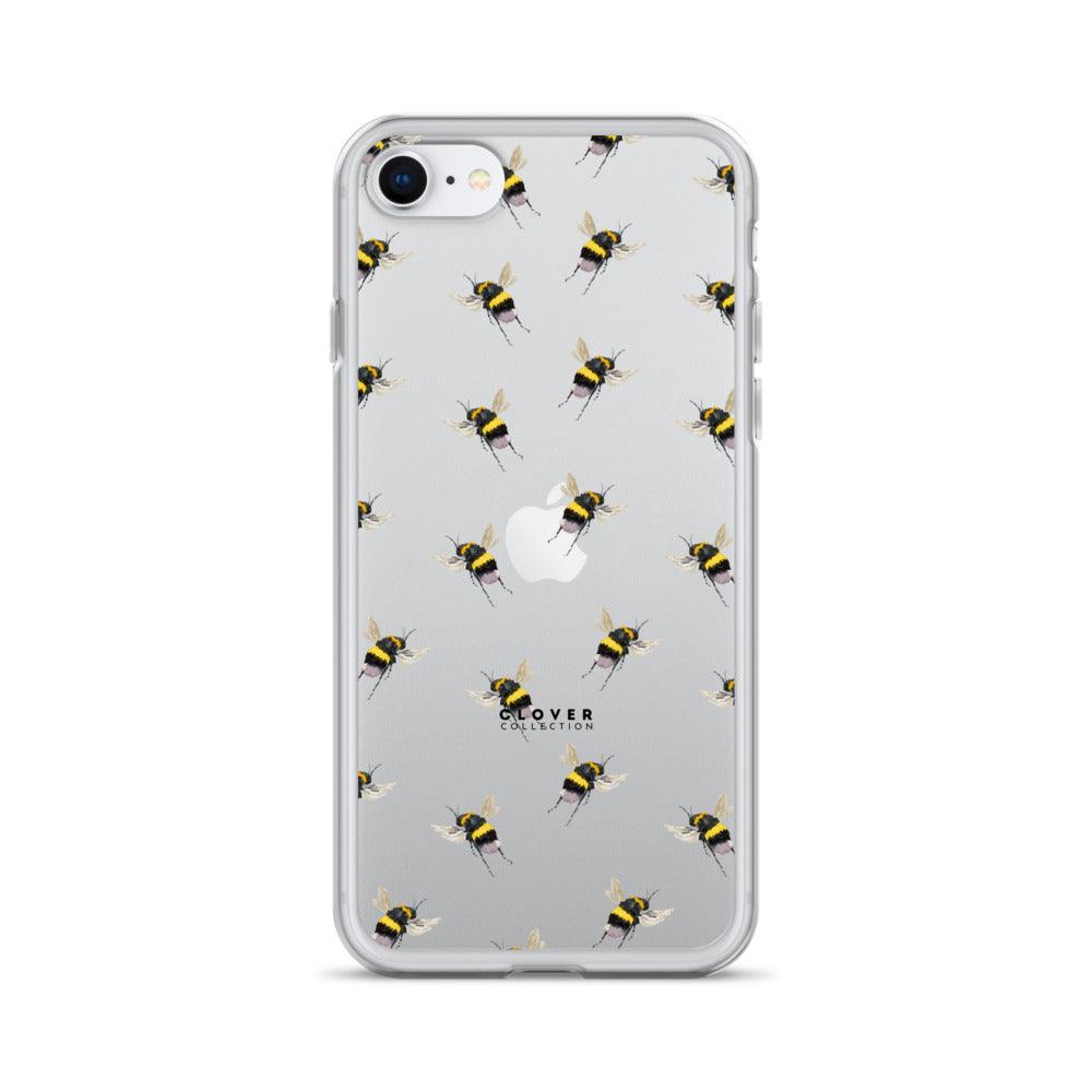 Flying Bee Clear Case for iPhone - Clover Collection Shop