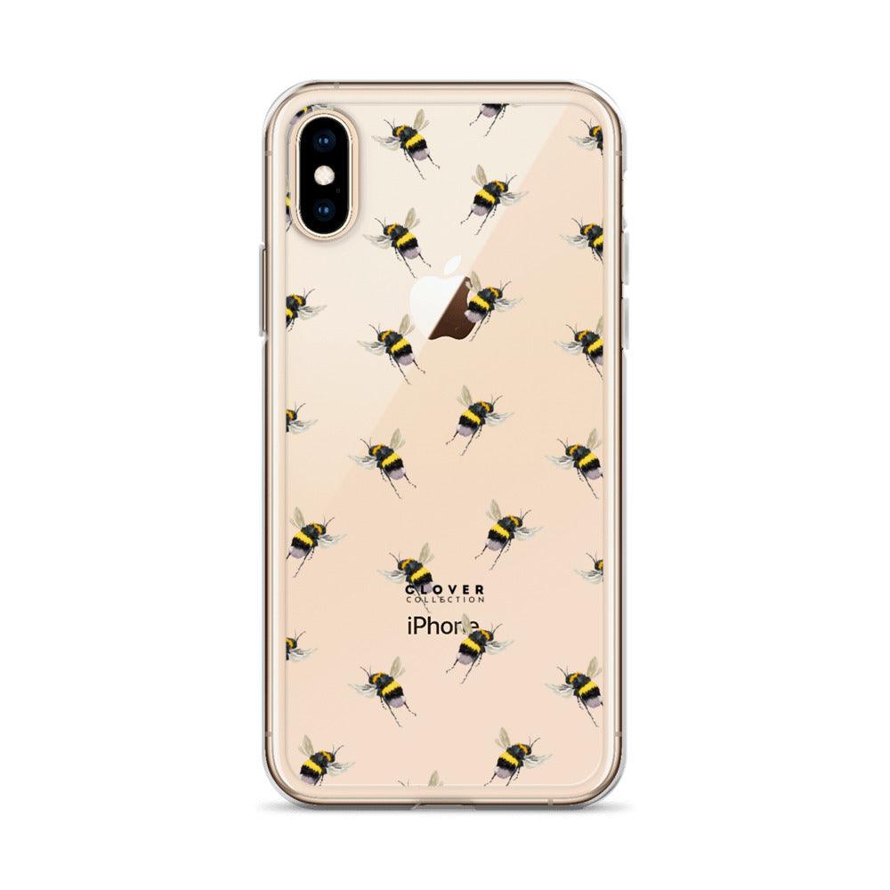 Flying Bee Clear Case for iPhone - Clover Collection Shop