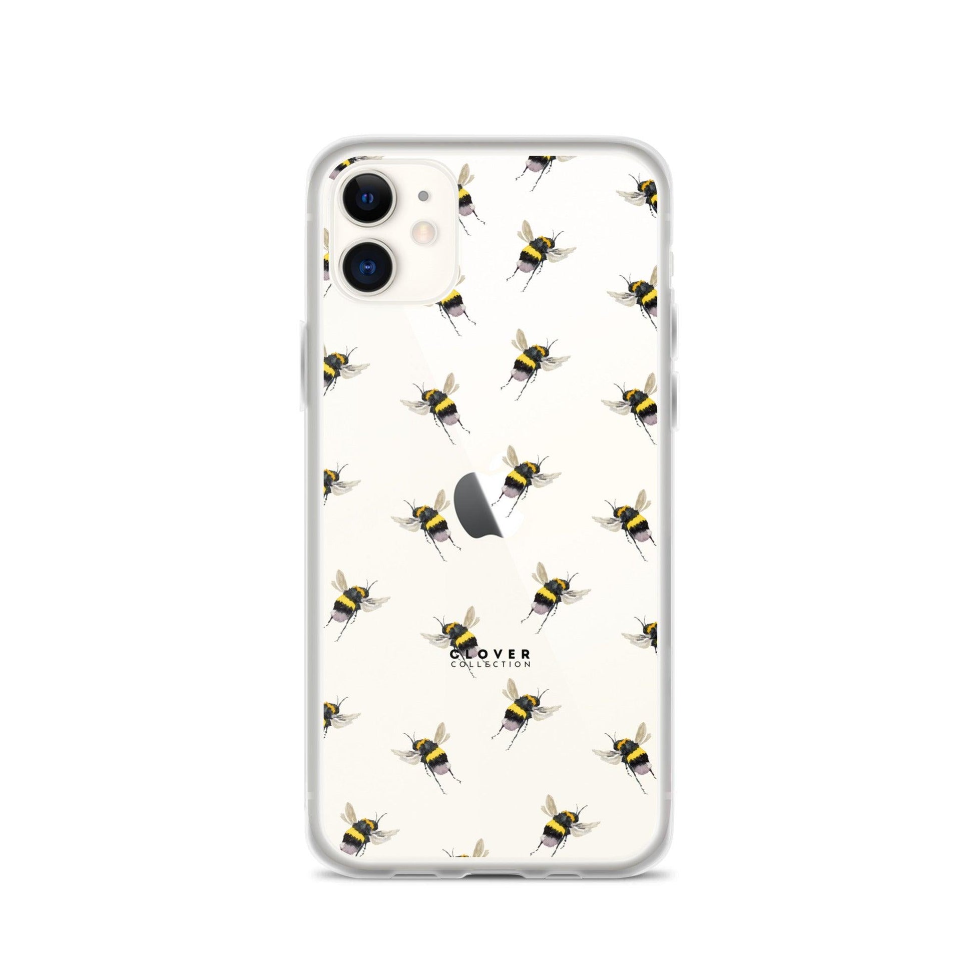 Flying Bee Clear Case for iPhone - Clover Collection Shop