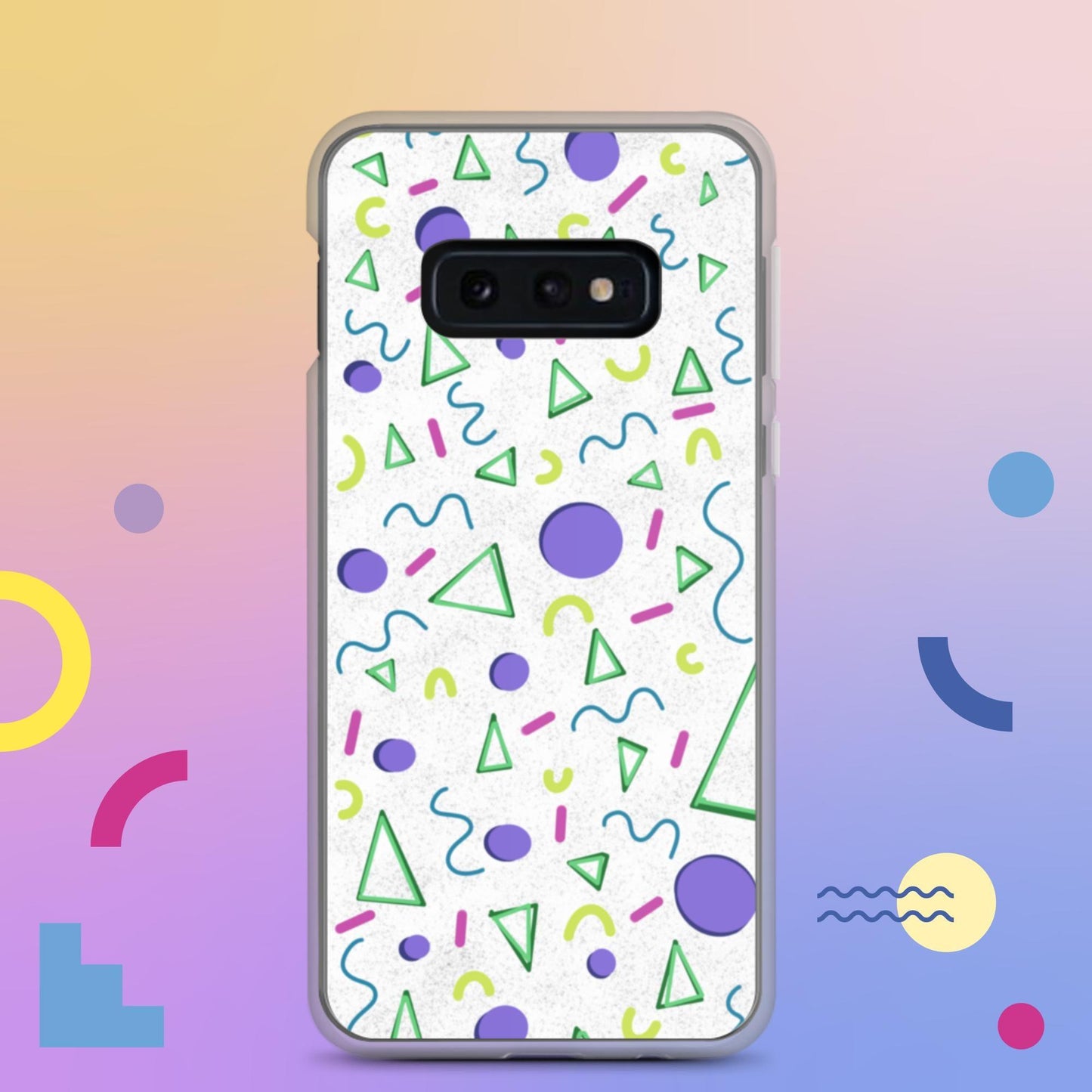 Funky Shapes Summer Vibes Clear Case for Samsung® - Clover Collection Shop