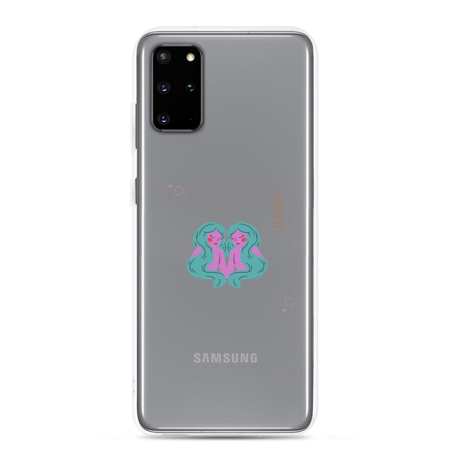 Gemini Star Sign Clear Case for Samsung® - Clover Collection Shop