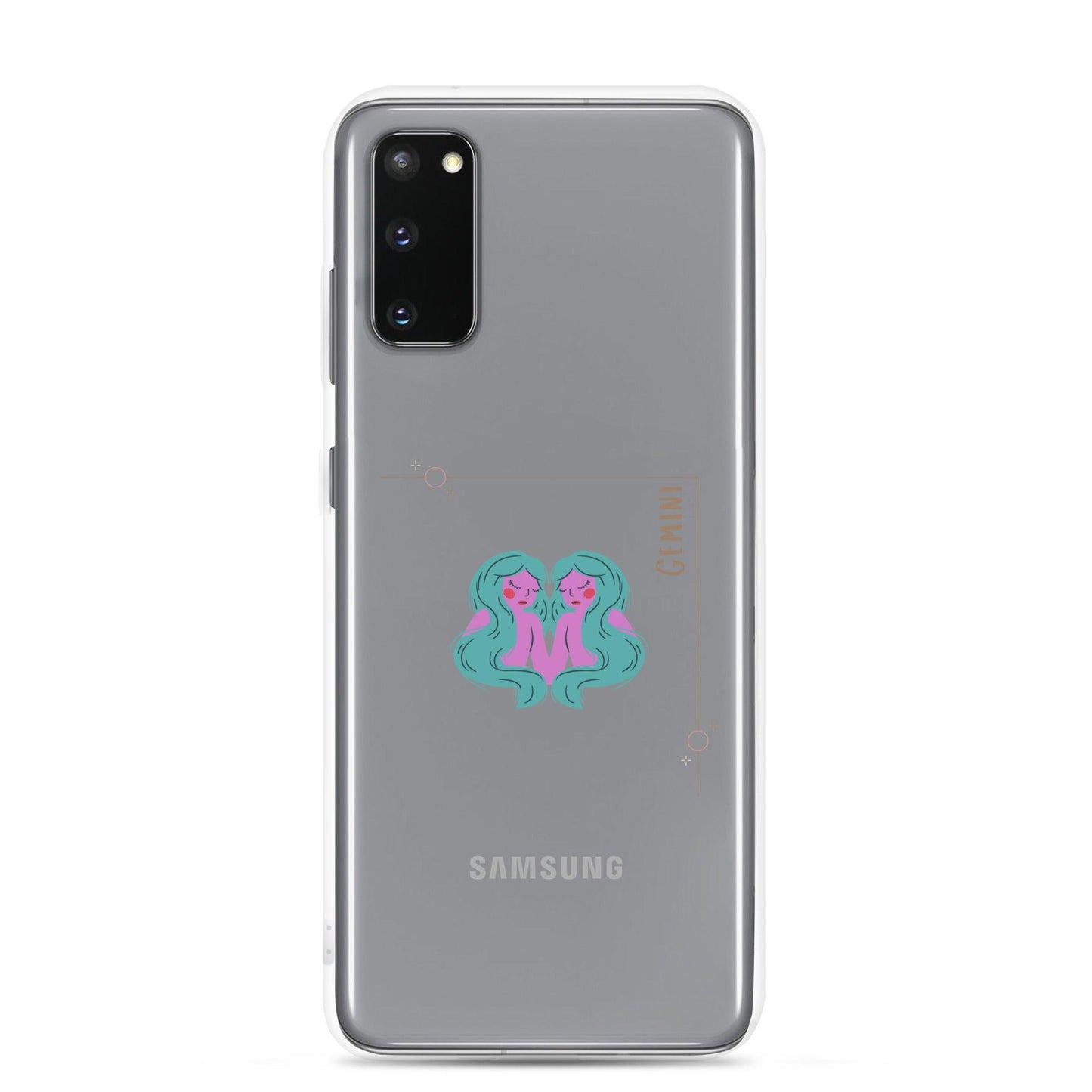 Gemini Star Sign Clear Case for Samsung® - Clover Collection Shop