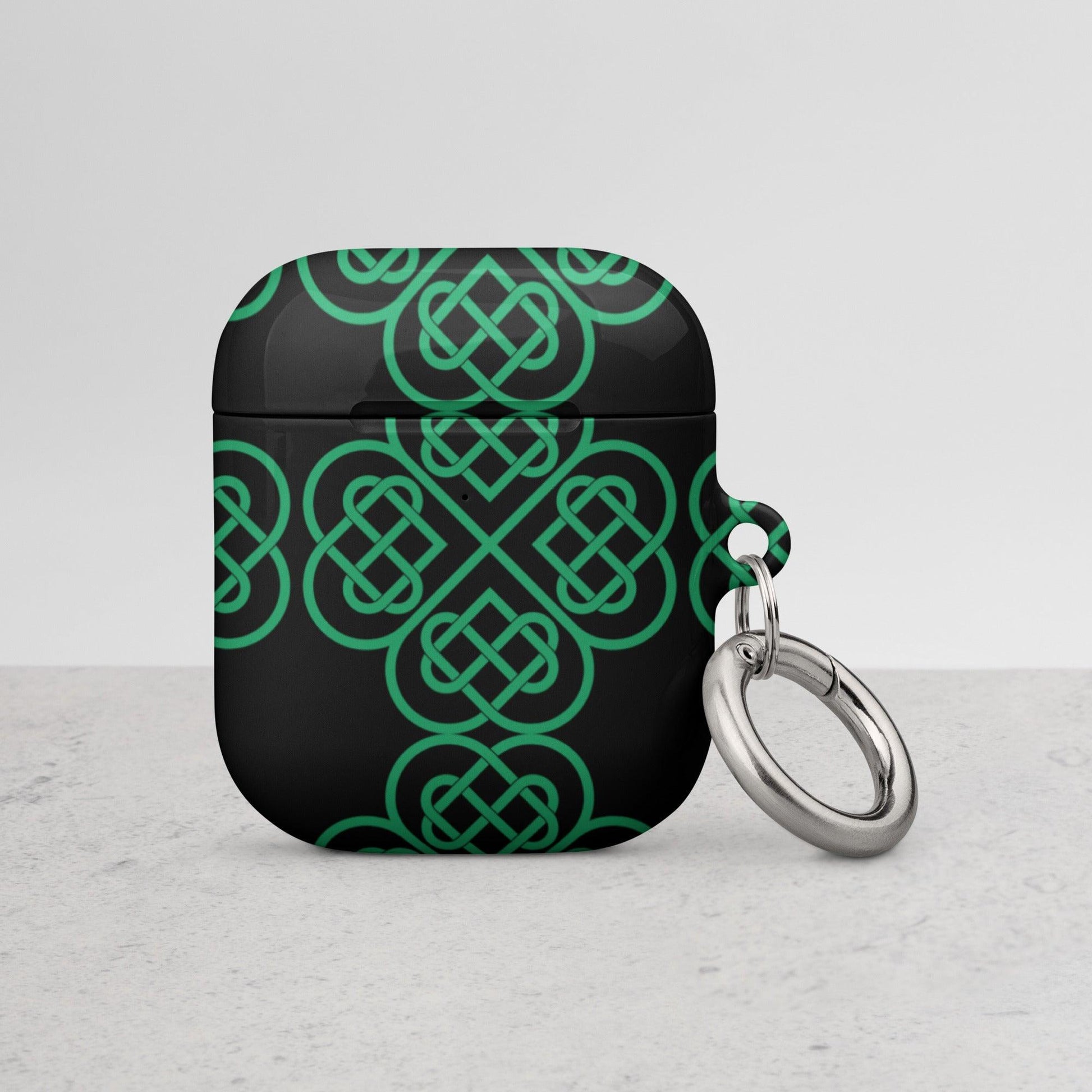 Green Celtic Case for AirPods® - Clover Collection Shop