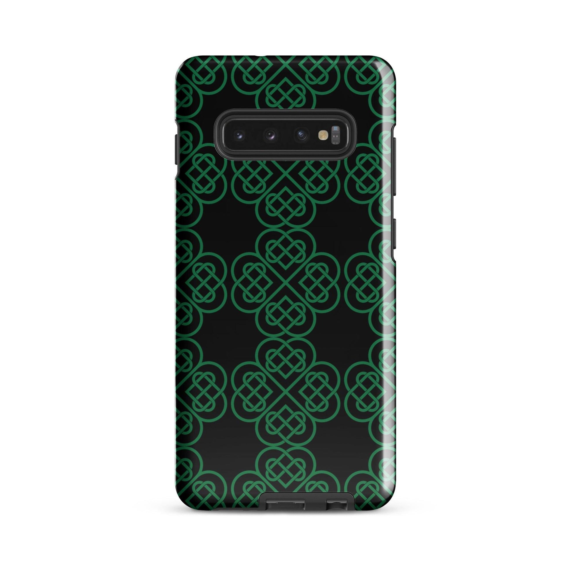 Green Celtic Tough case for Samsung® - Clover Collection Shop