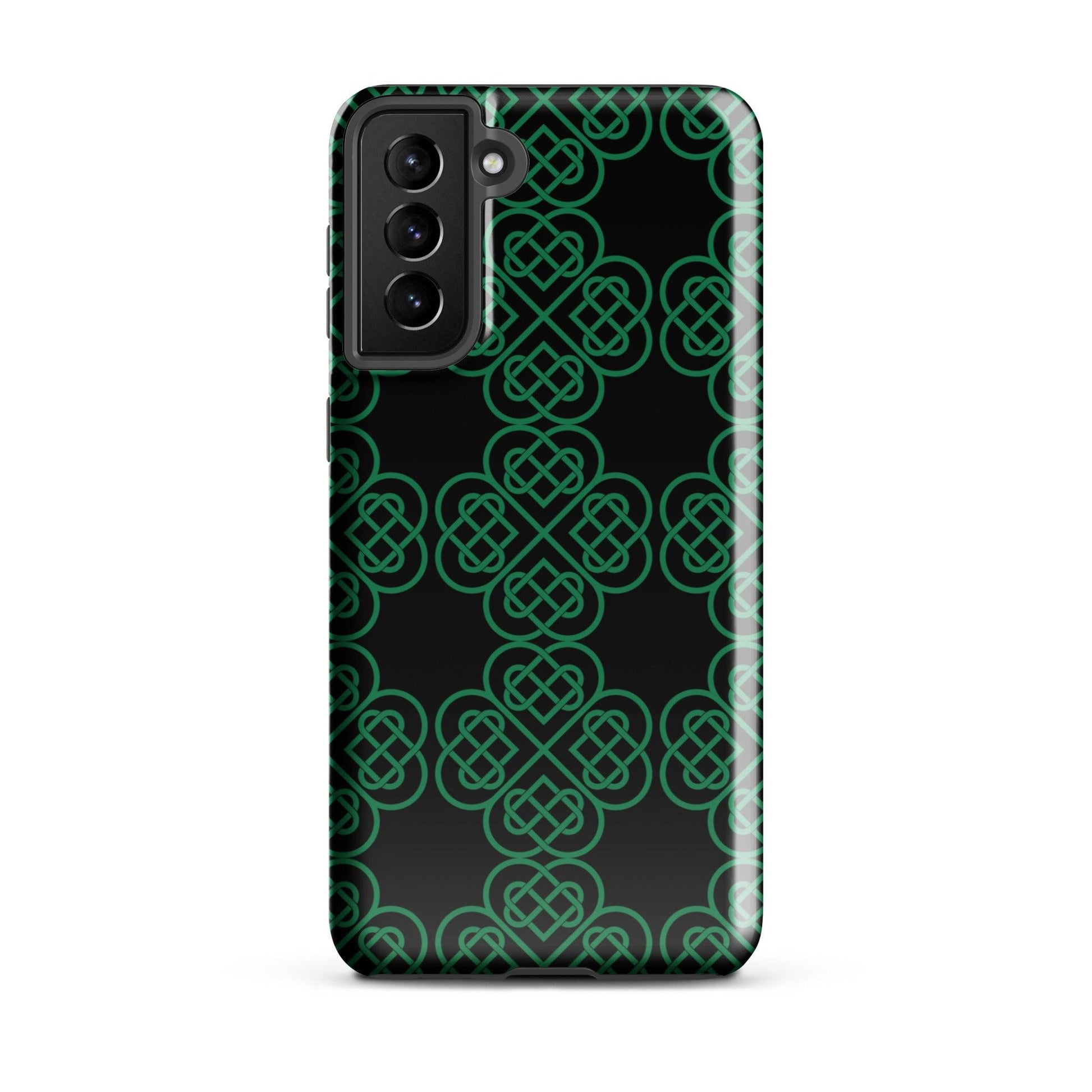 Green Celtic Tough case for Samsung® - Clover Collection Shop