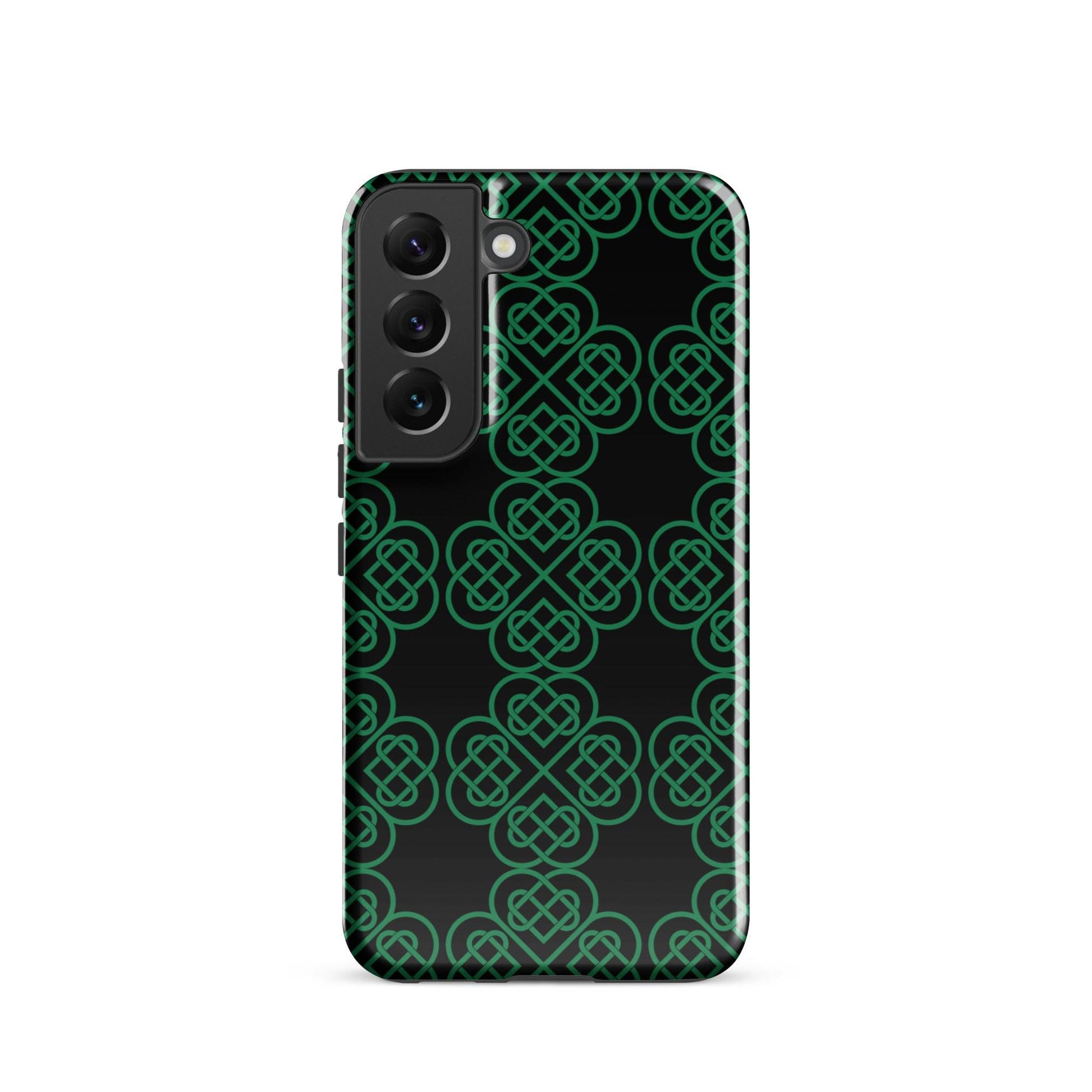 Green Celtic Tough case for Samsung® - Clover Collection Shop