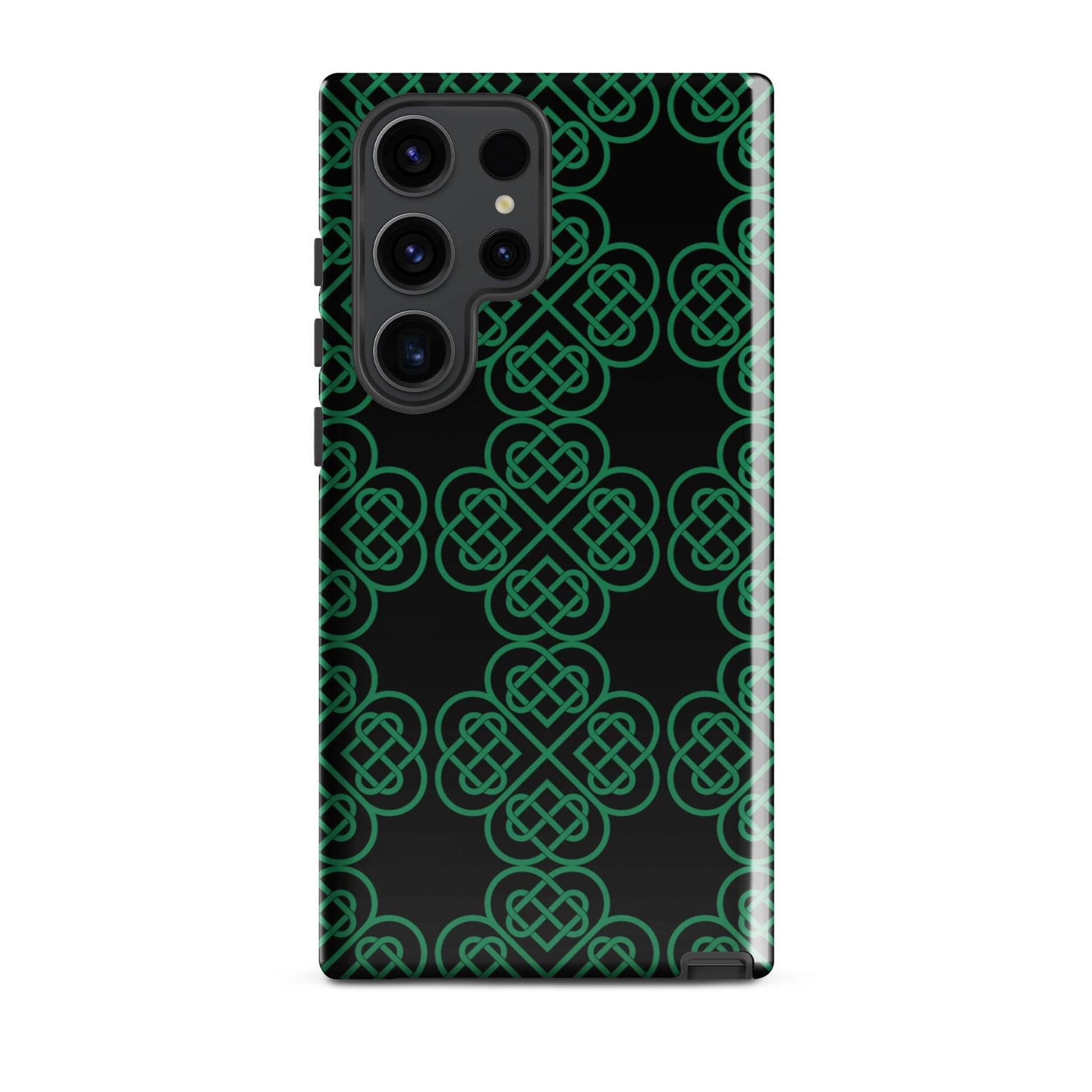 Green Celtic Tough case for Samsung® - Clover Collection Shop