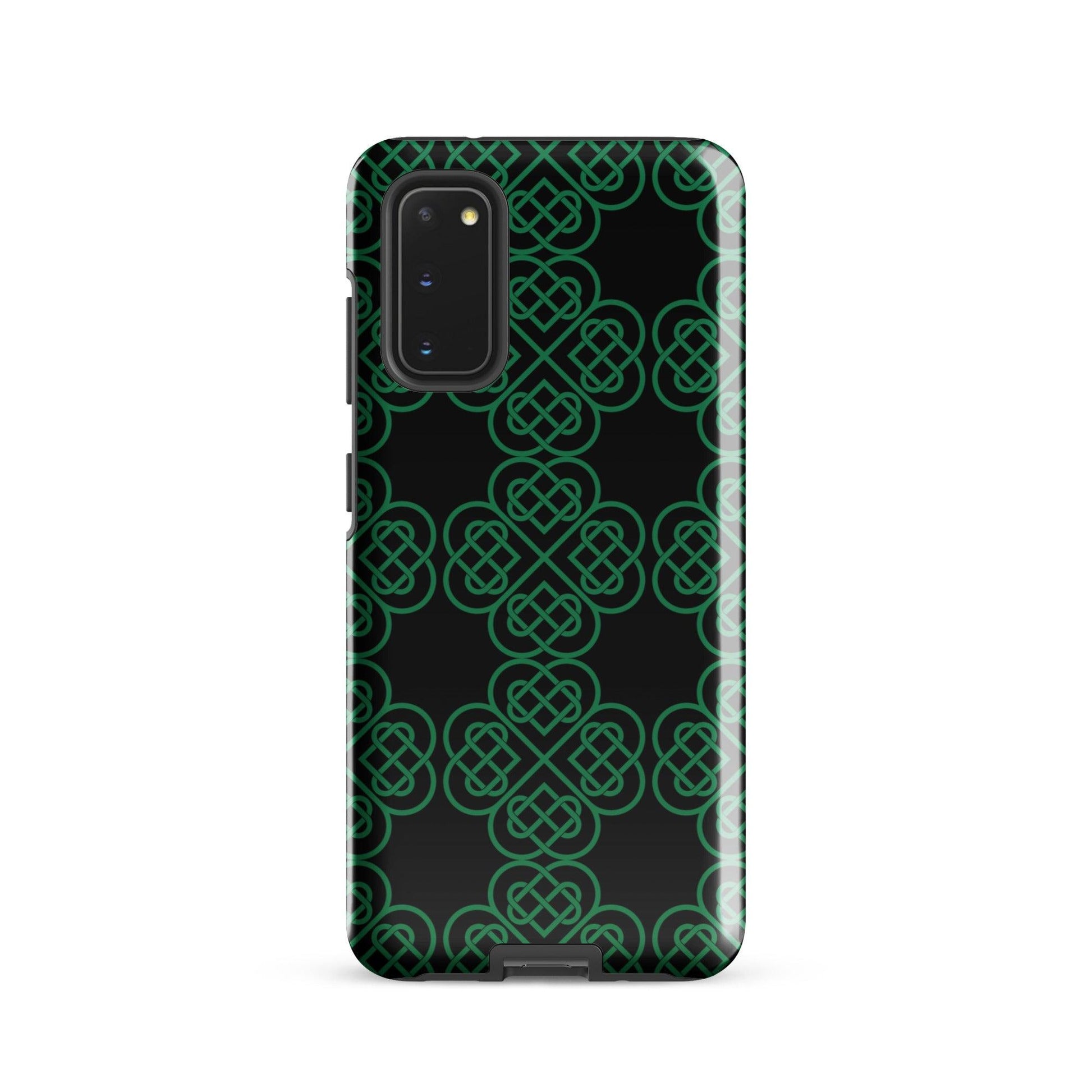 Green Celtic Tough case for Samsung® - Clover Collection Shop