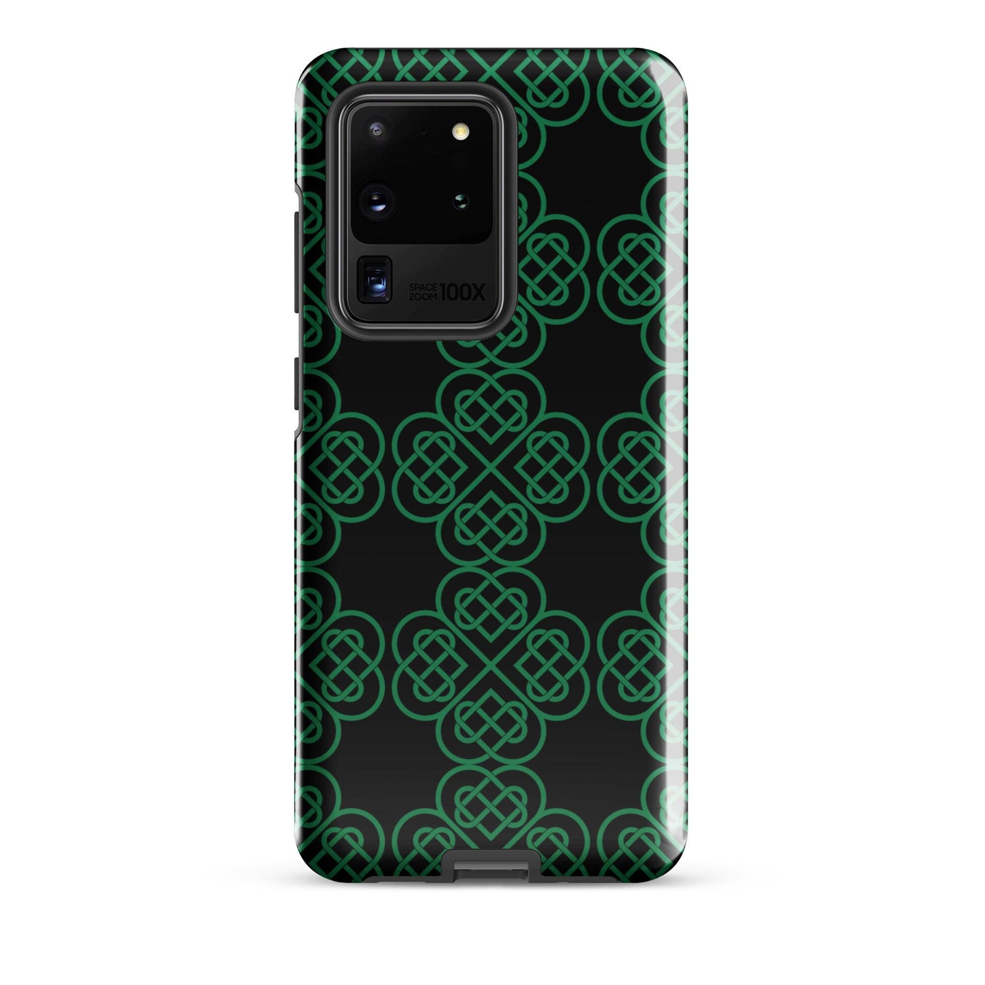 Green Celtic Tough case for Samsung® - Clover Collection Shop