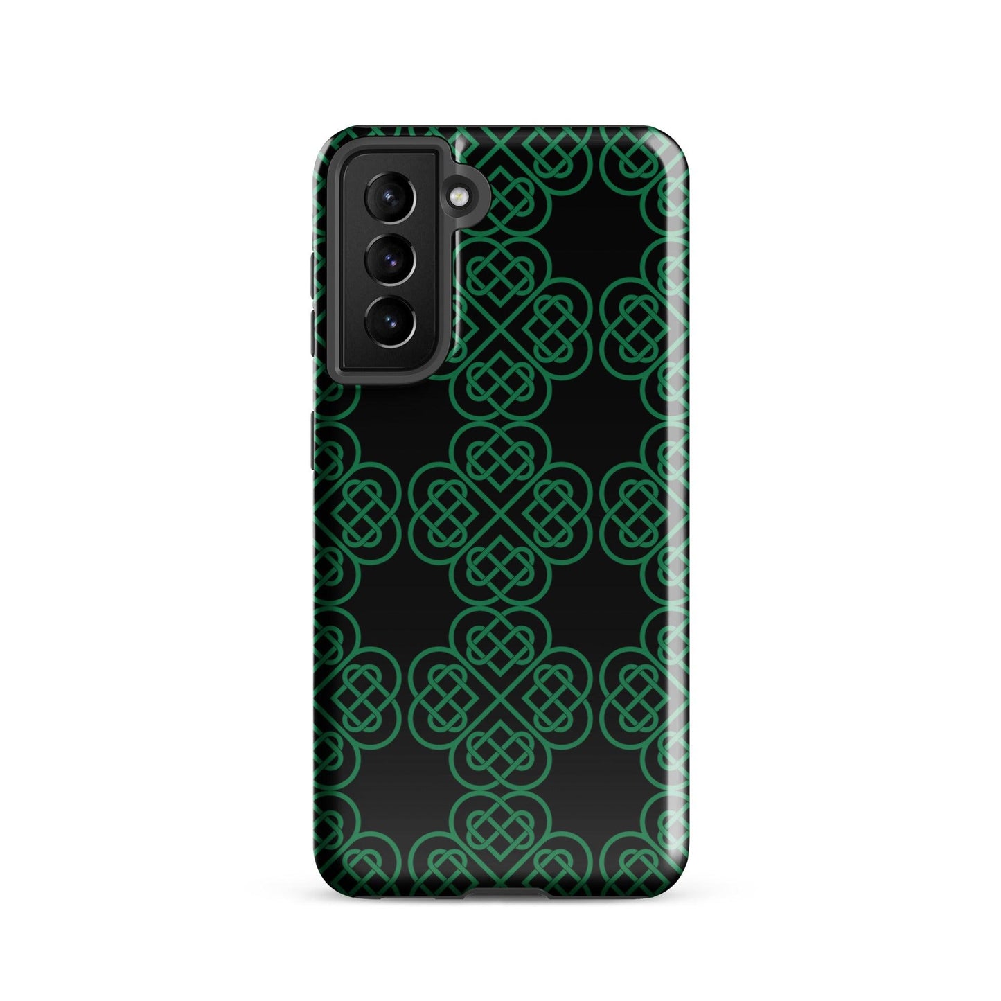 Green Celtic Tough case for Samsung® - Clover Collection Shop