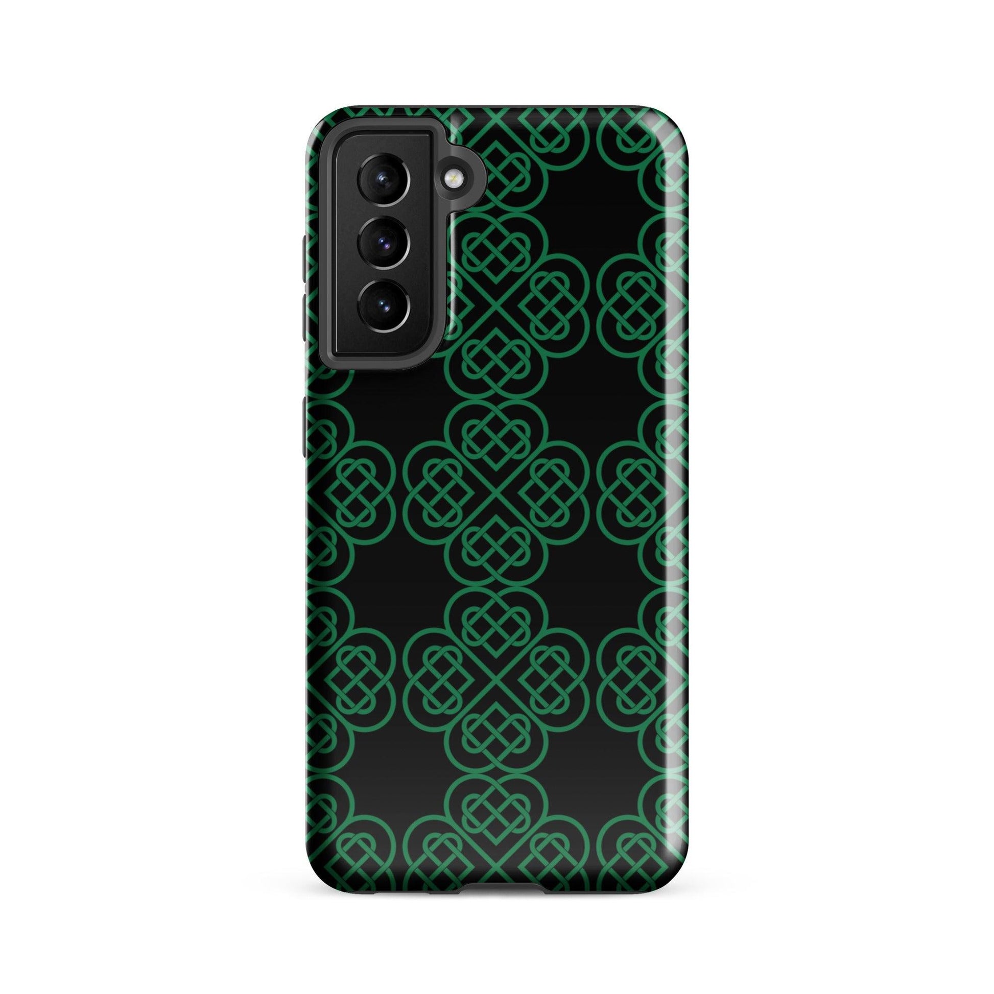 Green Celtic Tough case for Samsung® - Clover Collection Shop