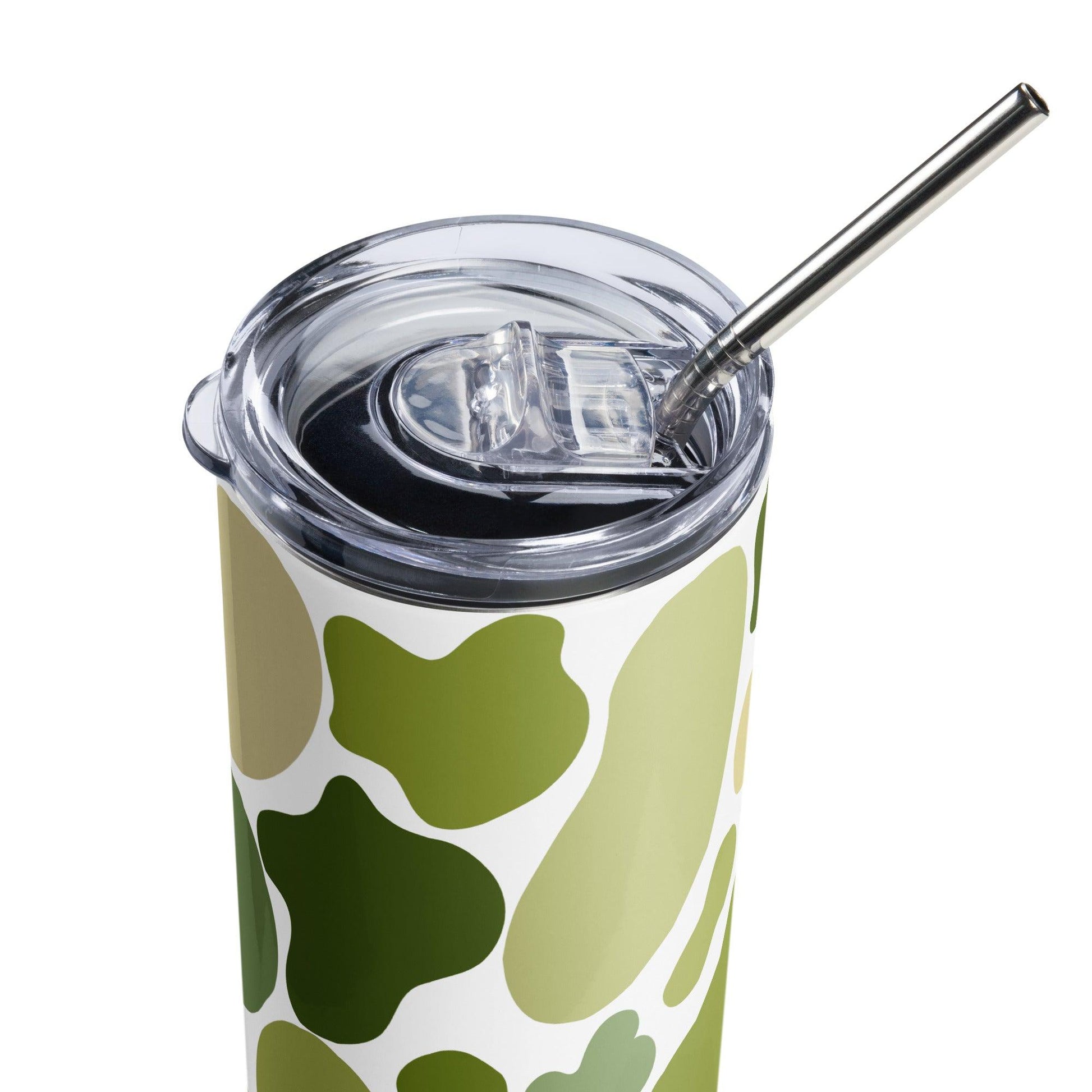 Green Patch Stainless Steel Tumbler - Clover Collection Shop