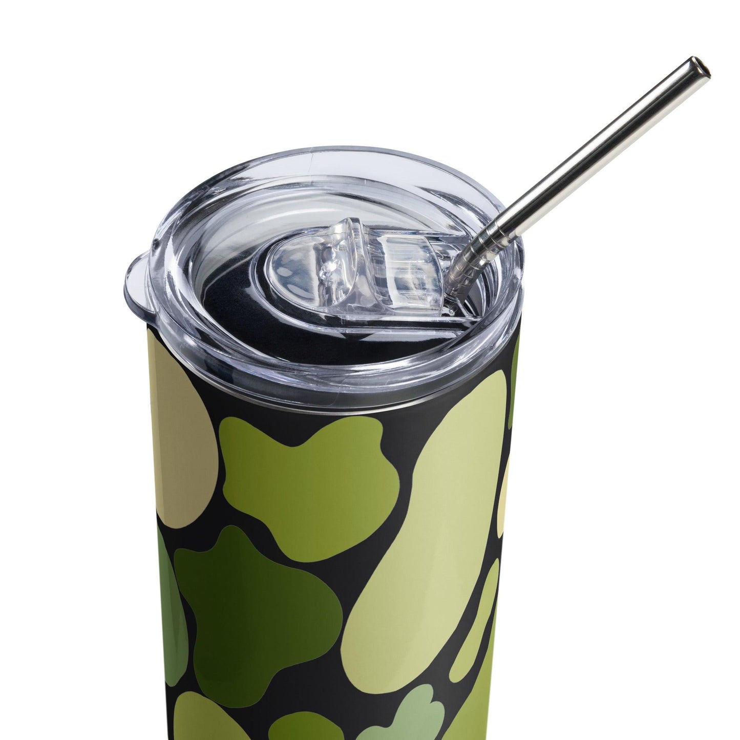 Green Patch Stainless Steel Tumbler - Clover Collection Shop